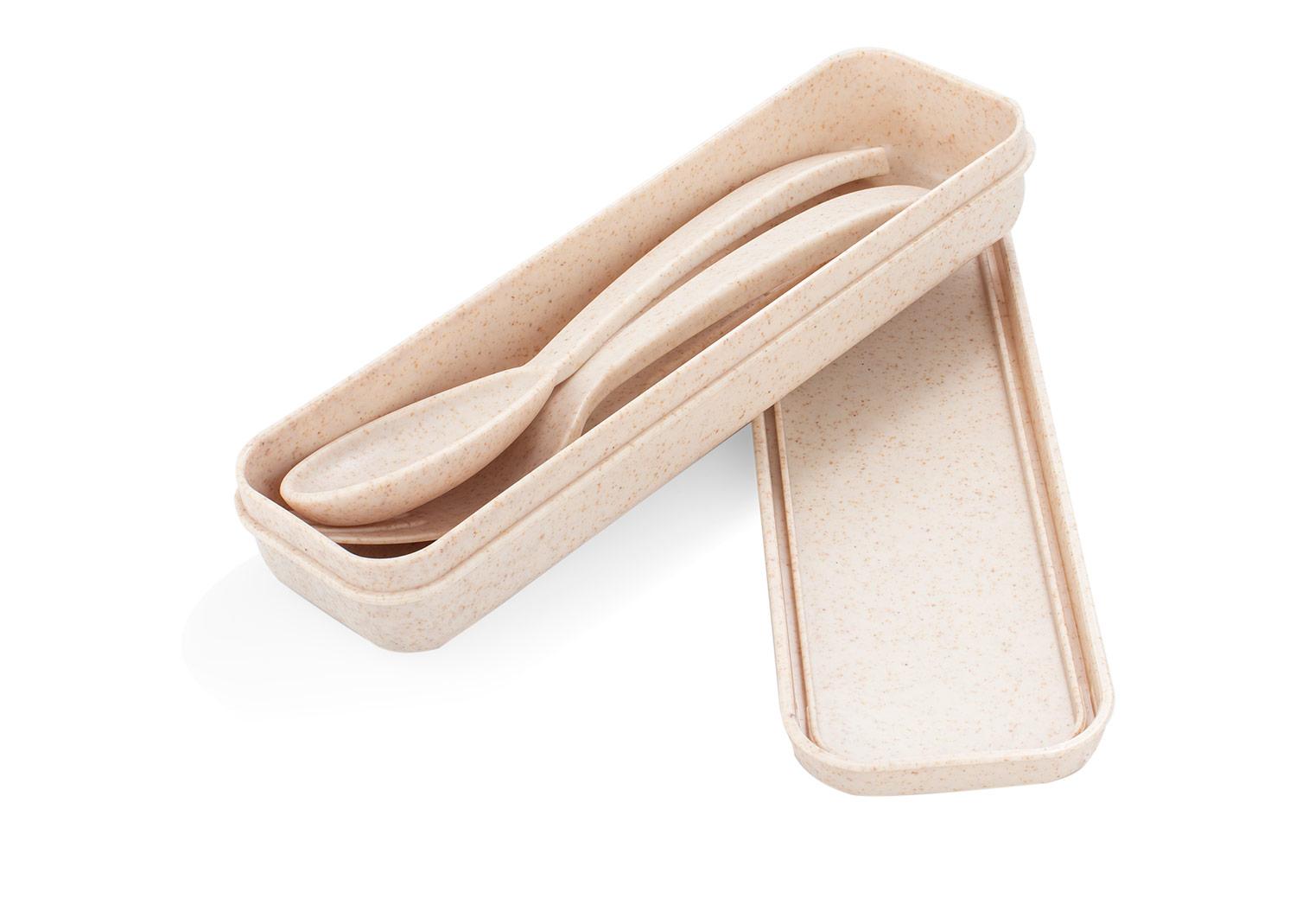 Set de cubiertos remi Natural front