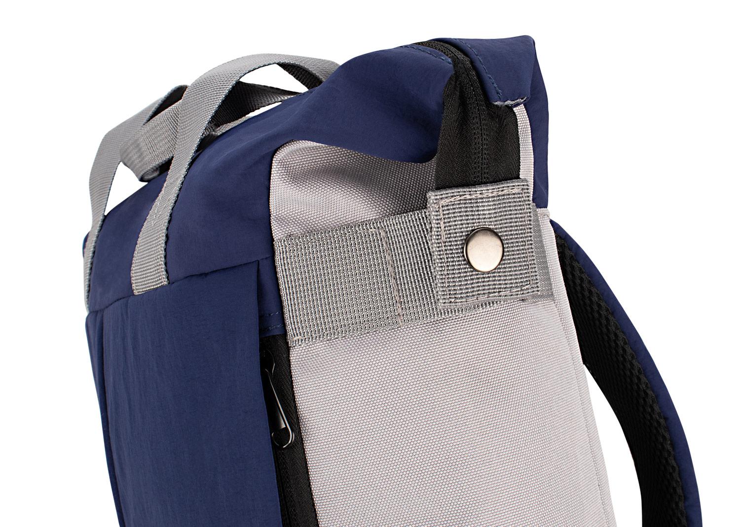 Bolso baggy Azul Oscuro miniatura 2