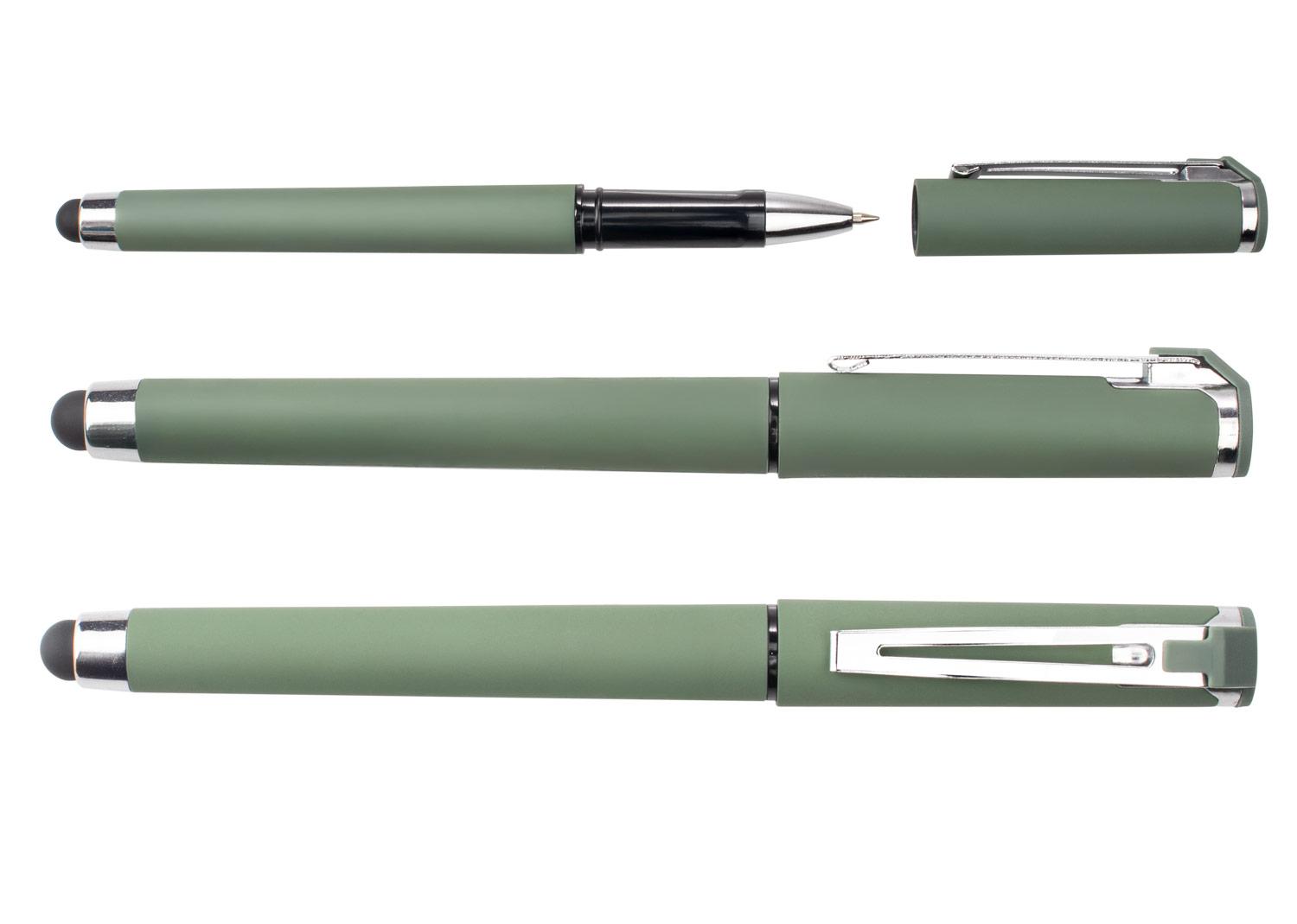 Boligrafo colonia stylus Verde front