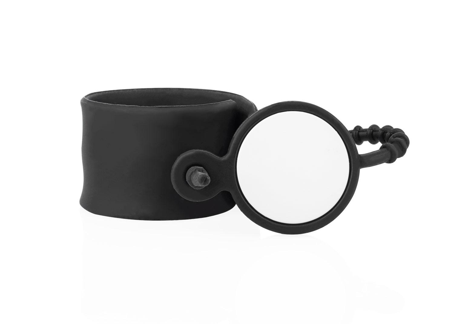Identificador de maletas ave Negro front