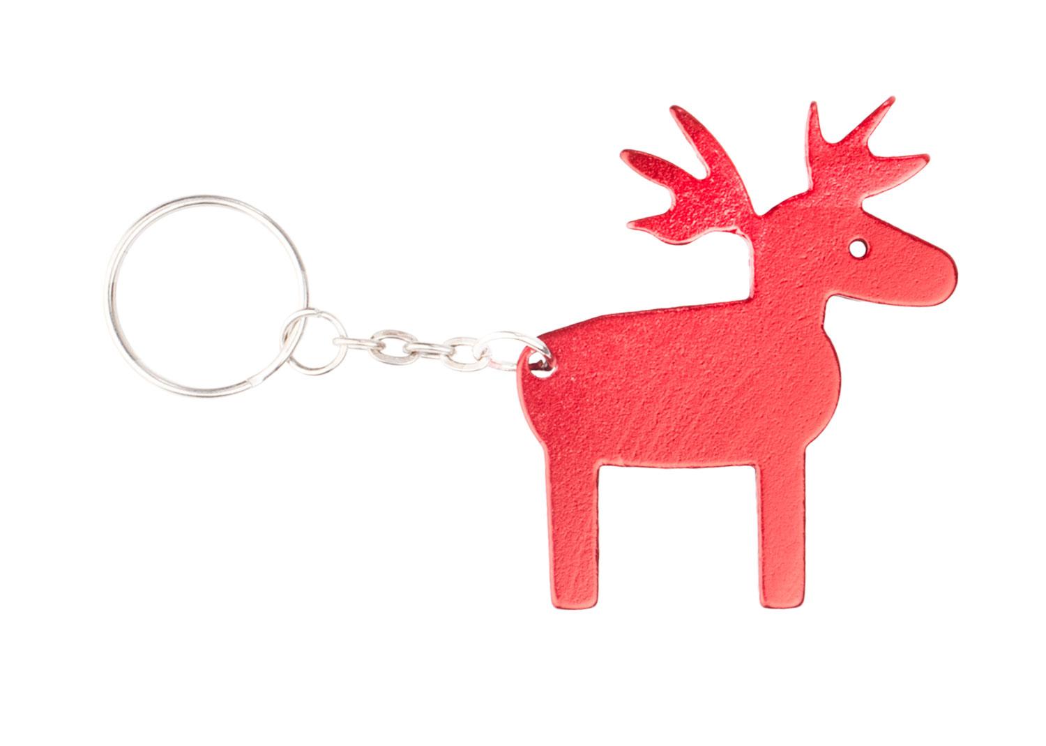 Llavero navidad rudolph Rojo miniatura 3