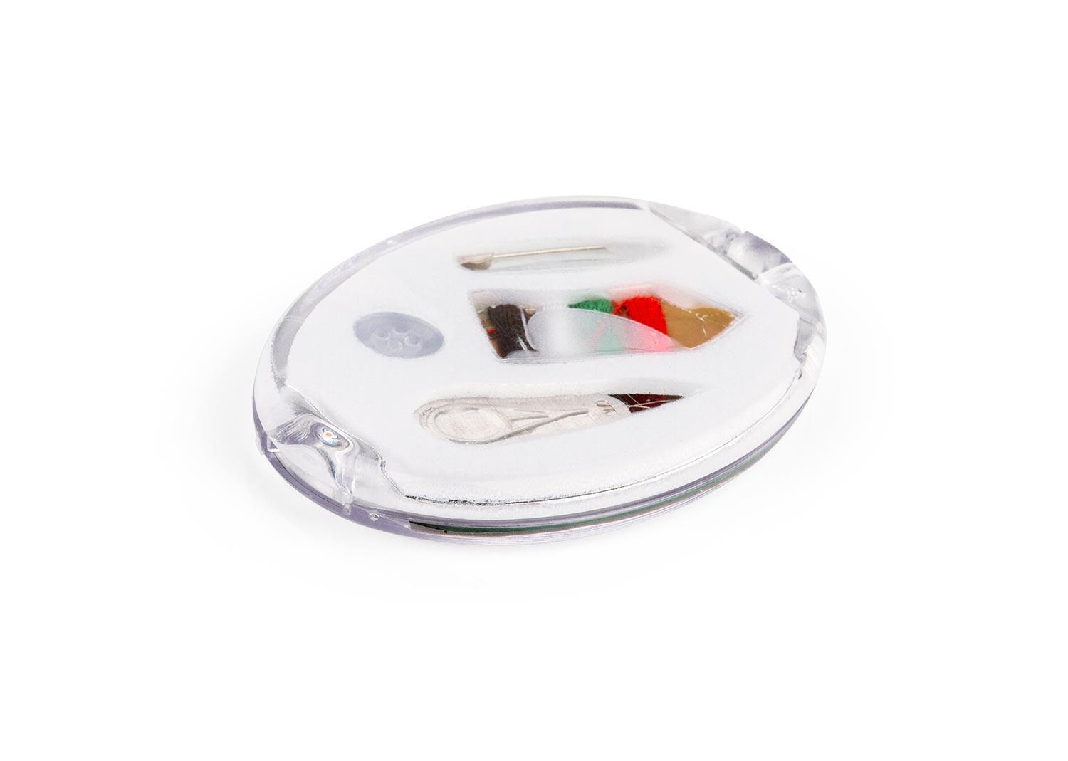 Costurero oval Blanco Traslúcido miniatura 2