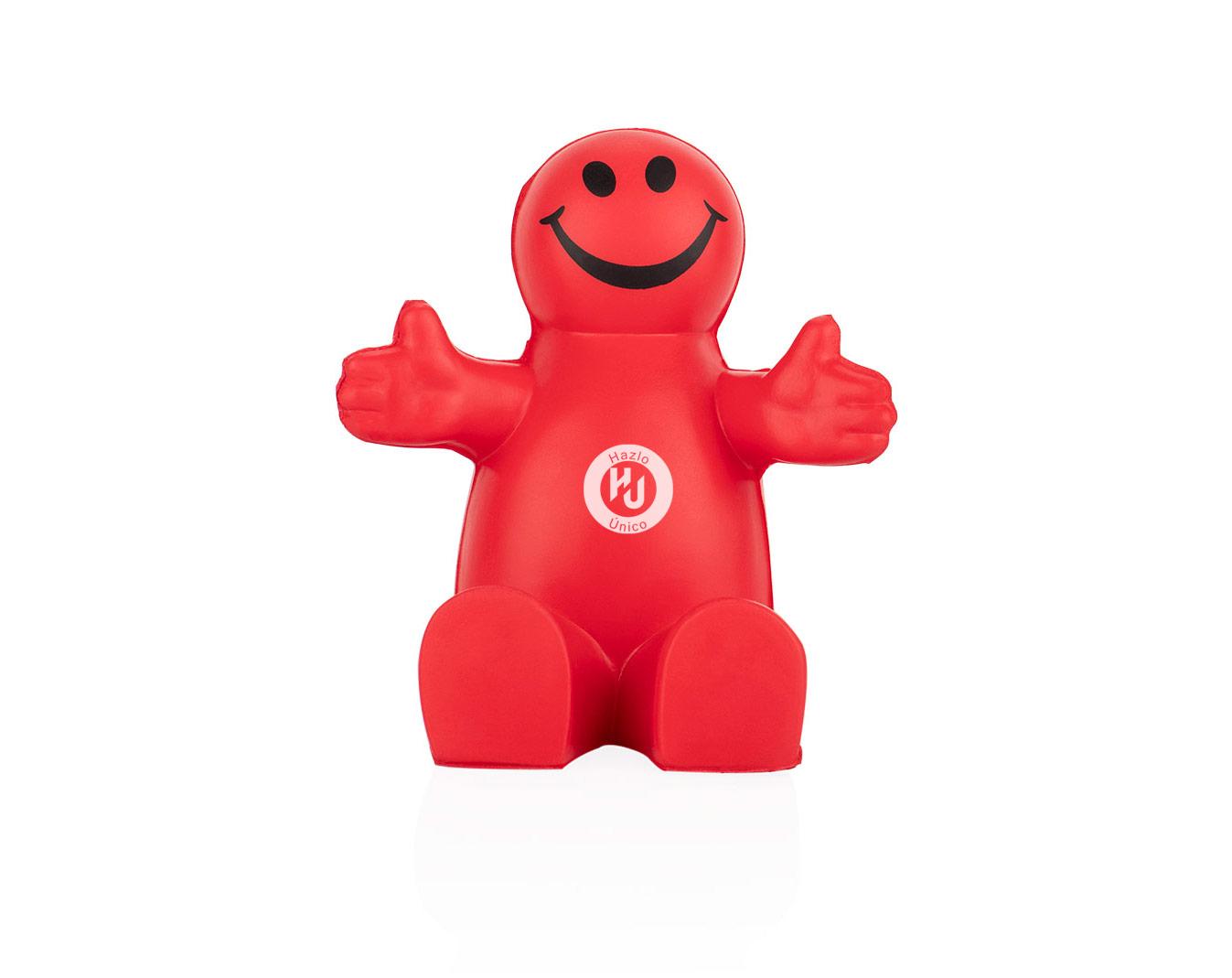 Antiestres smiley Rojo miniatura 3