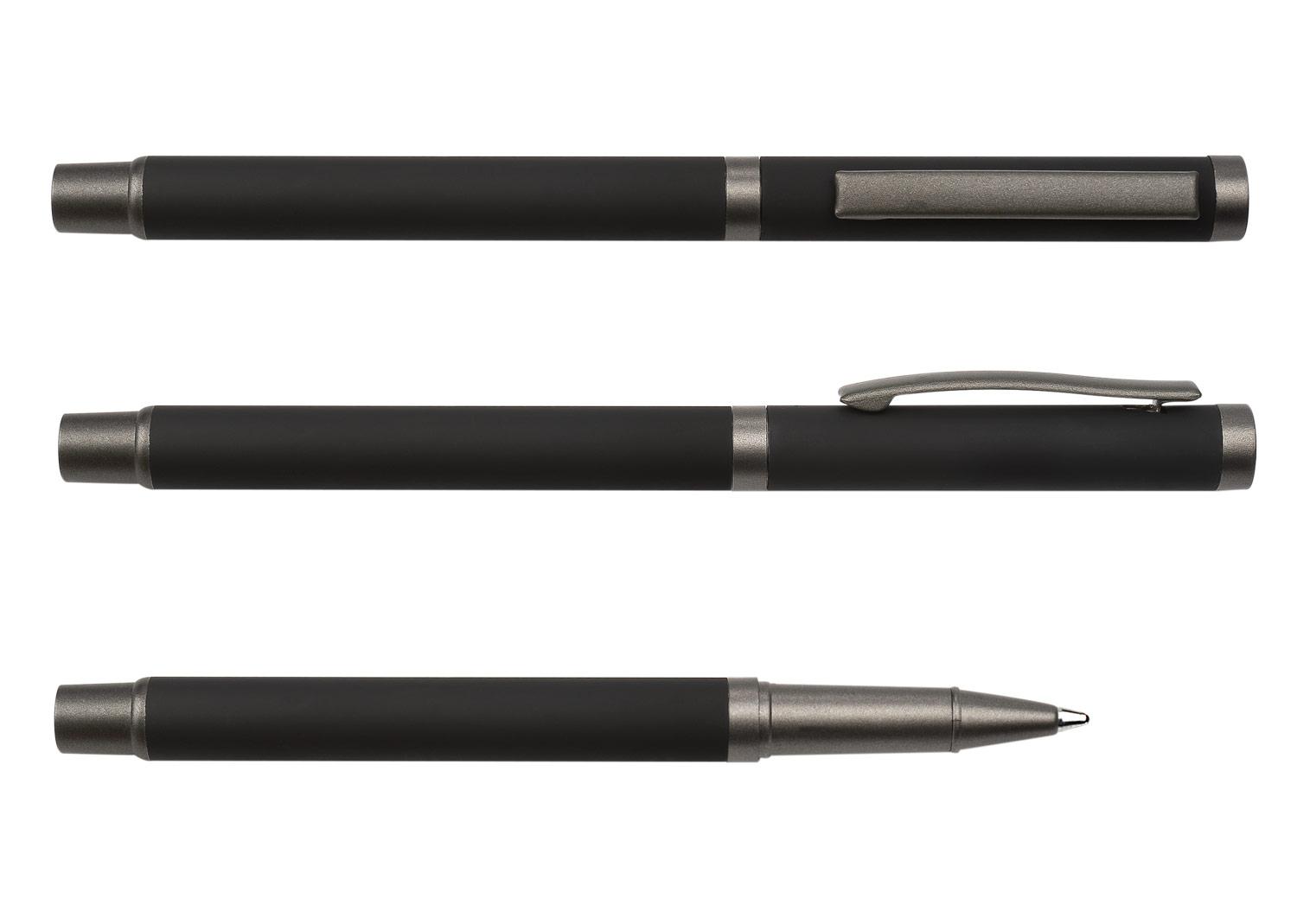 Bolígrafo milán Negro front