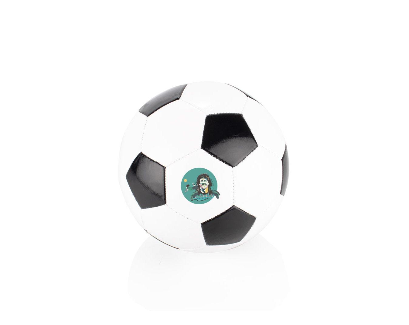 Balon de futbol diego no.1 Blanco / Negro miniatura 3