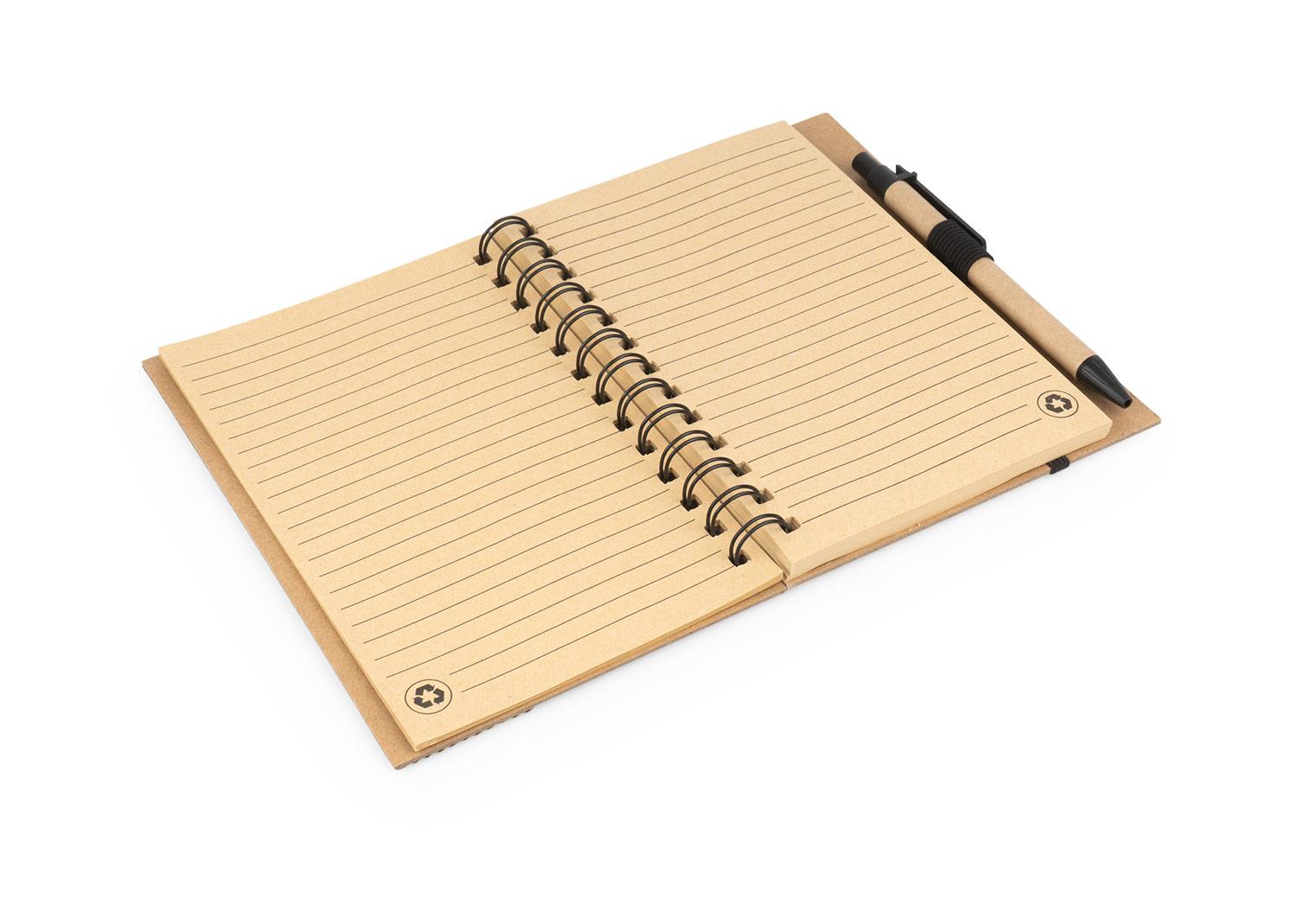 Libreta pro con bolígrafo Natural miniatura 3