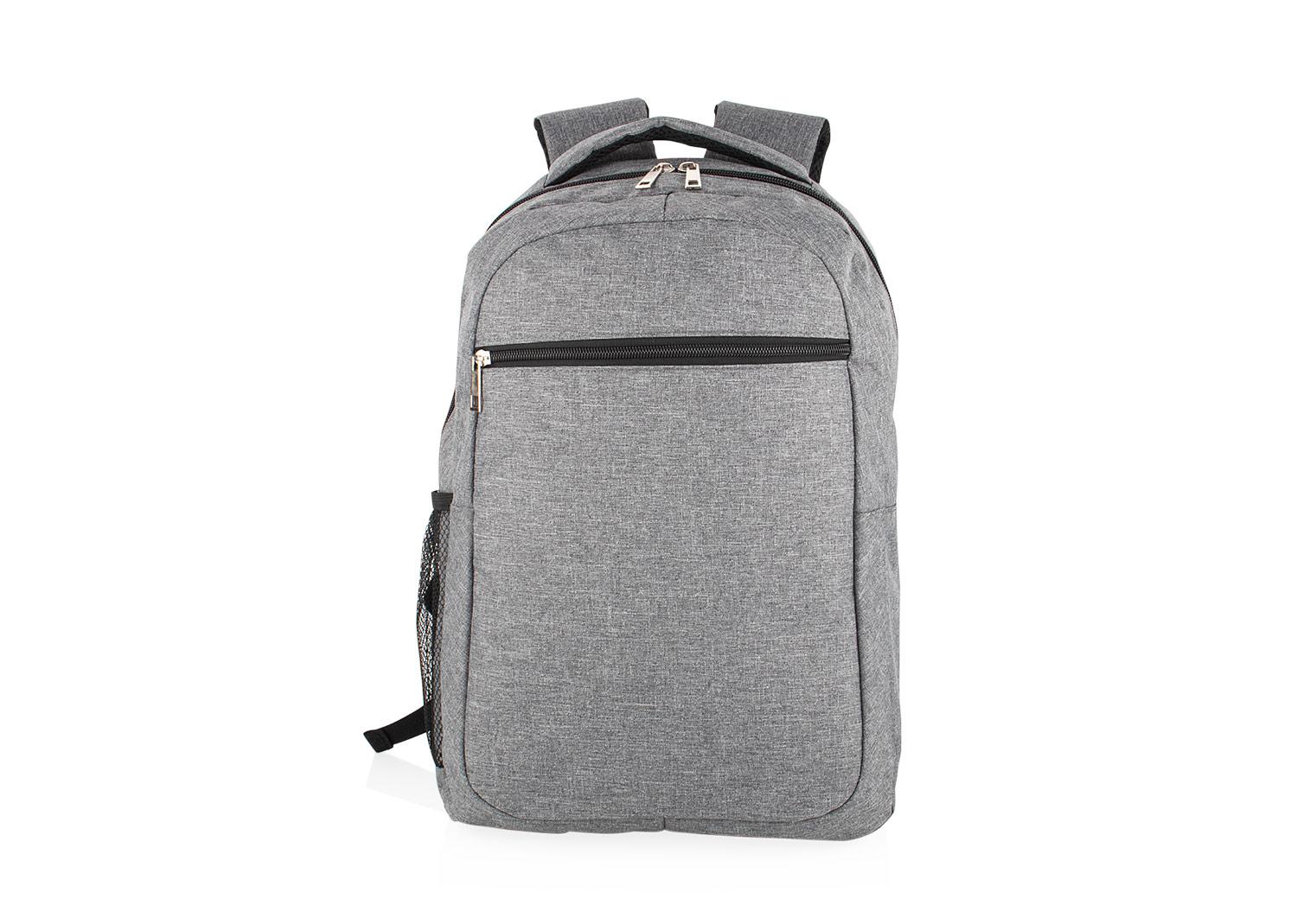 Morral ronald 14 lts. Gris front