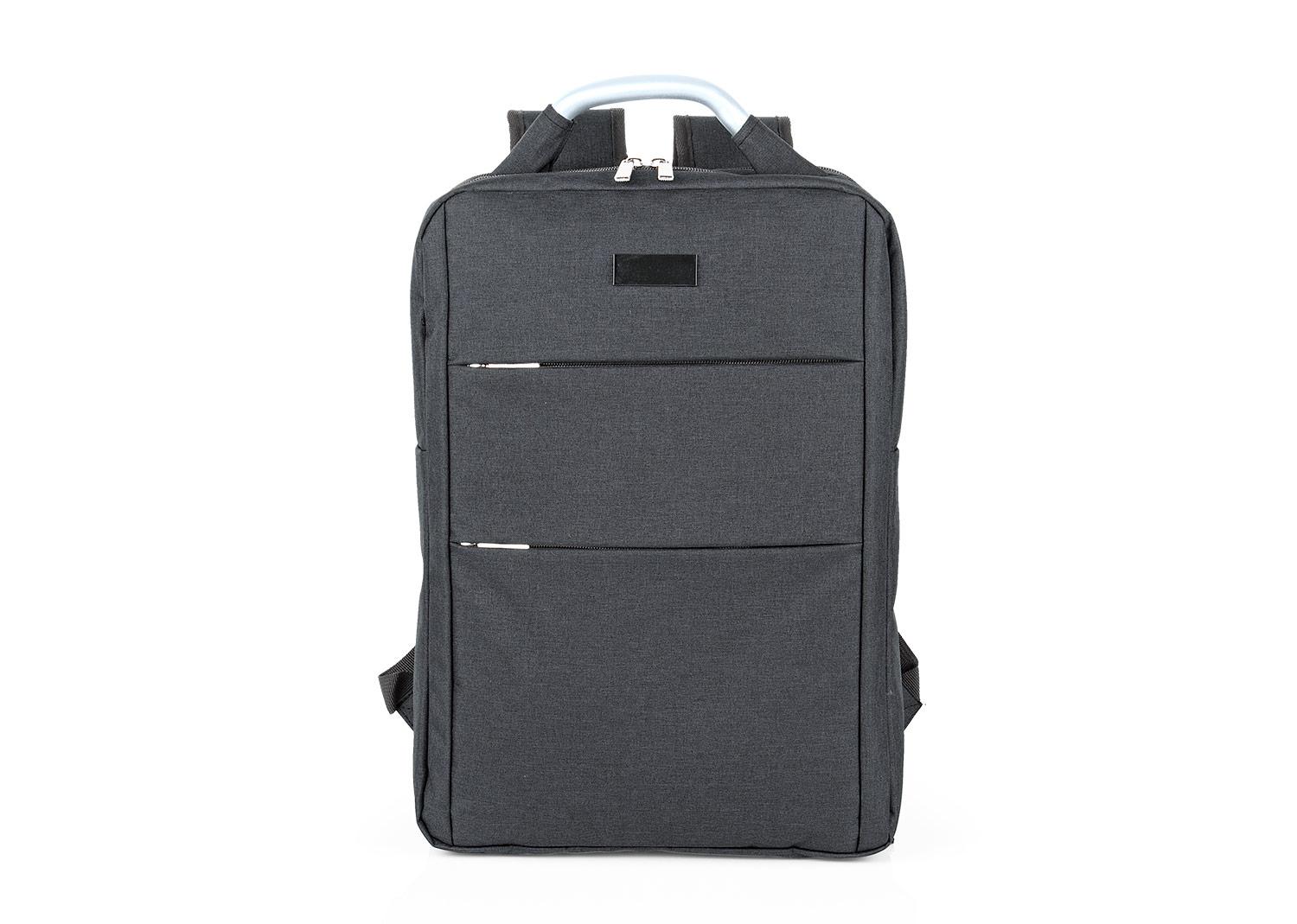 Morral para portátil adolfo 14 lts. Negro front