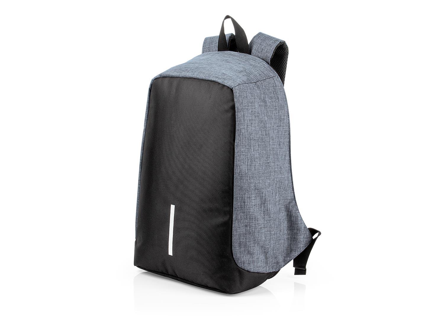 Morral antirobo neruda 17 lts. Gris miniatura 2