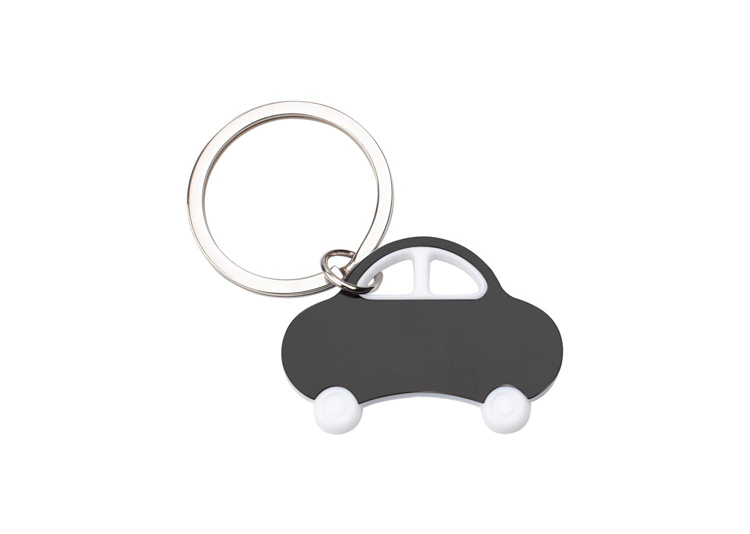 Llavero metálico machine Blanco front