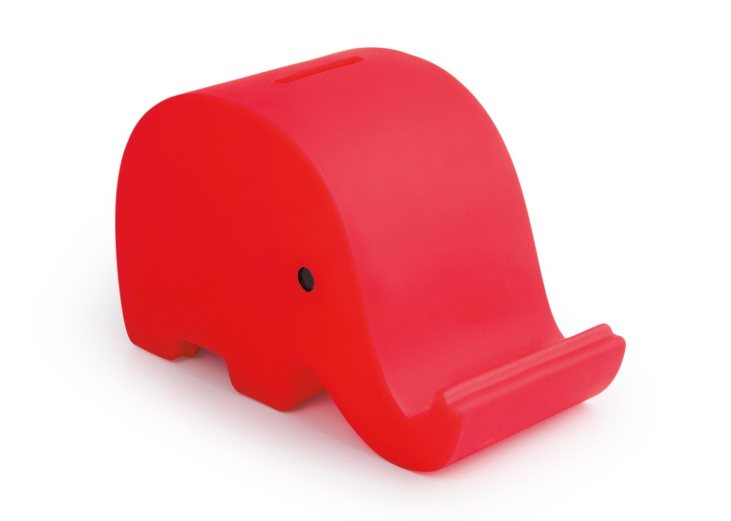 Alcancía elephant Rojo front