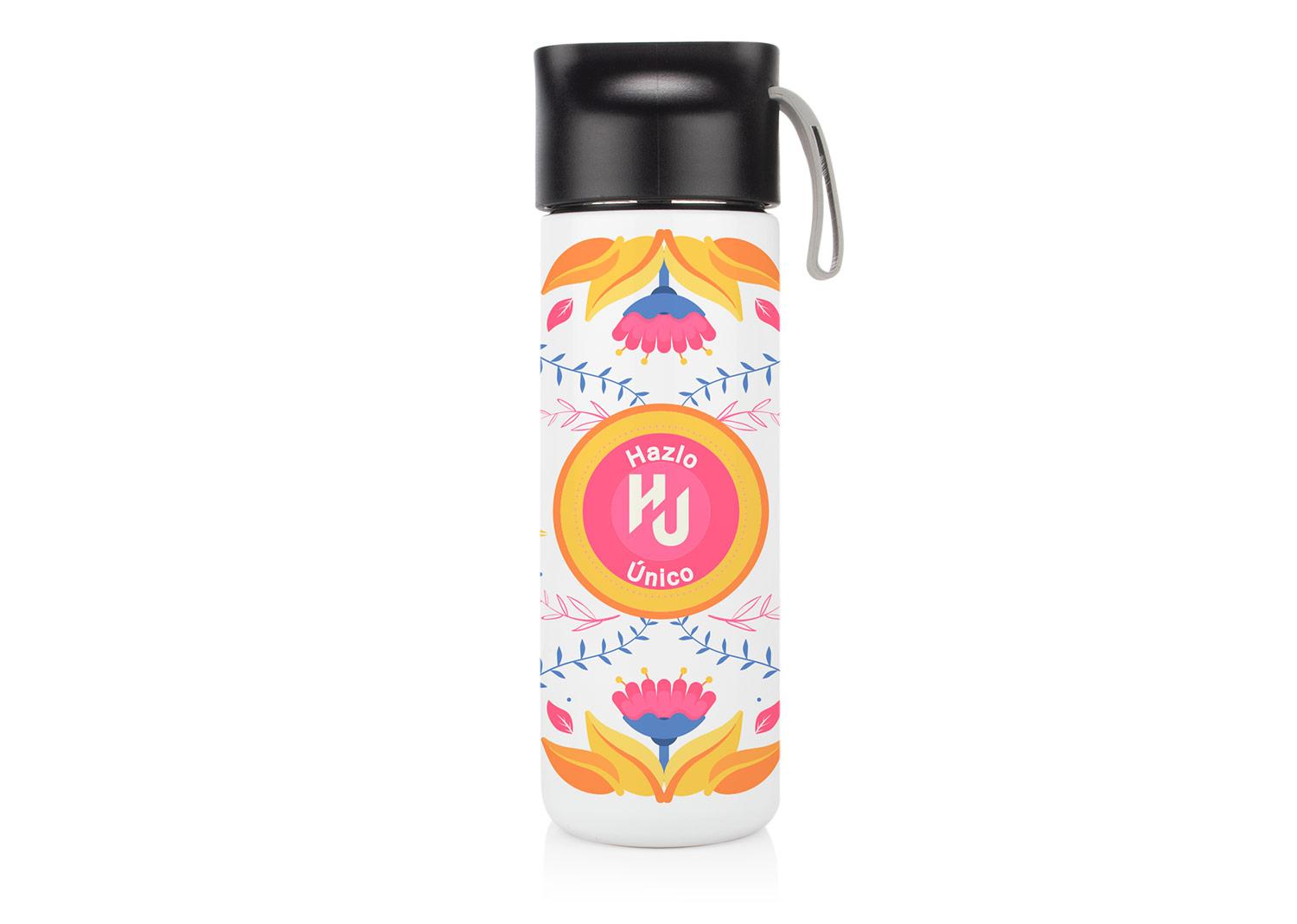 Botella sublimación manning 600 ml / 20 oz Blanco miniatura 2