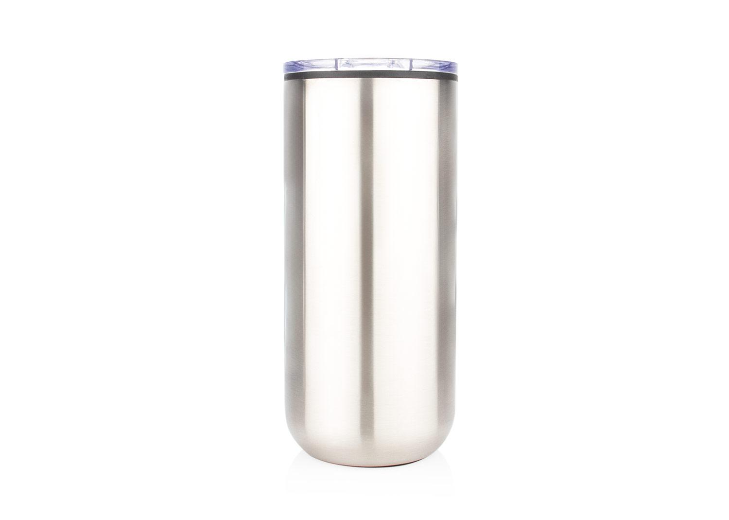Vaso en acero dodger 500 ml / 17 oz Plateado / Negro front