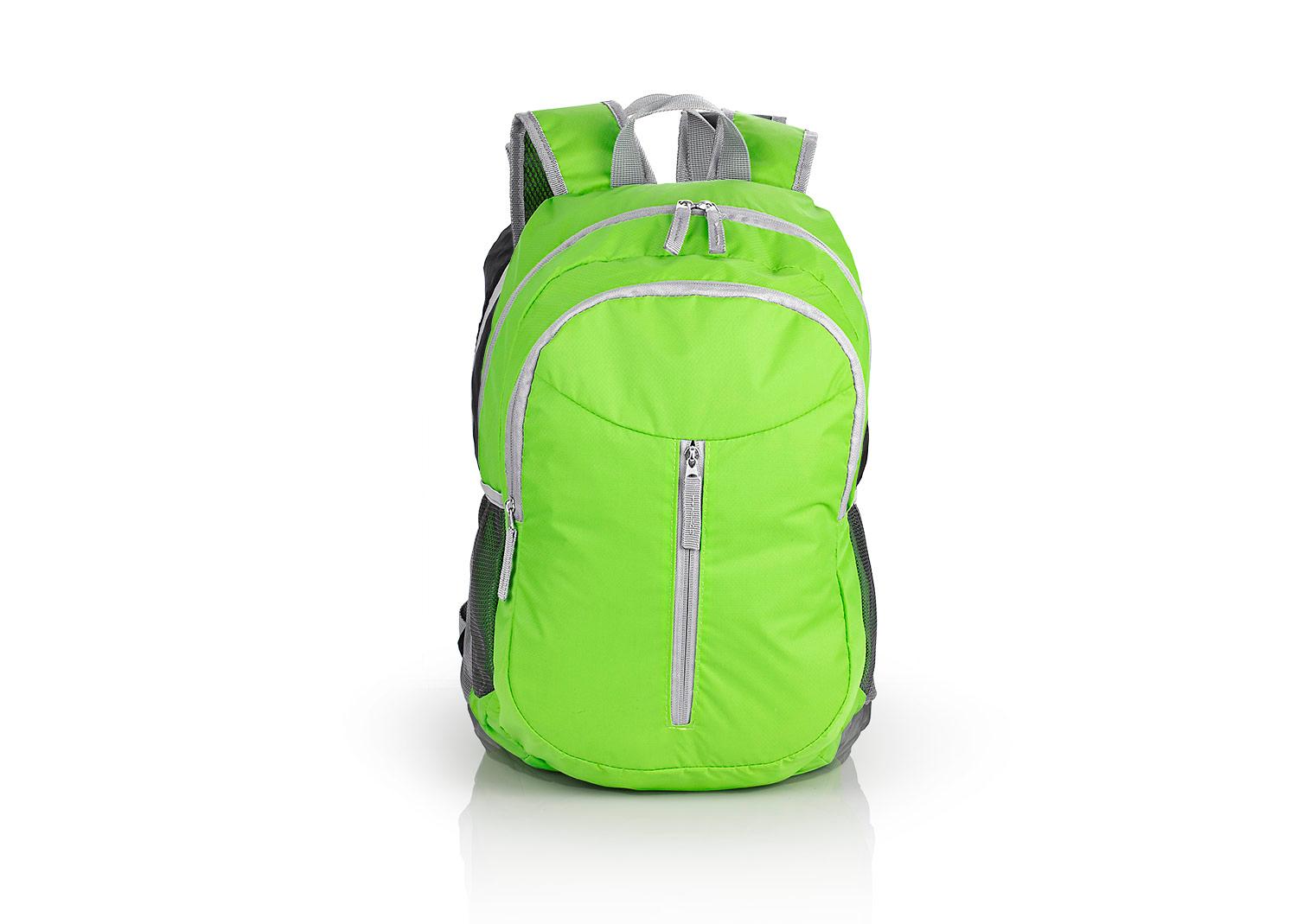 Bolso plegable cleopatra 20 lts. Verde front
