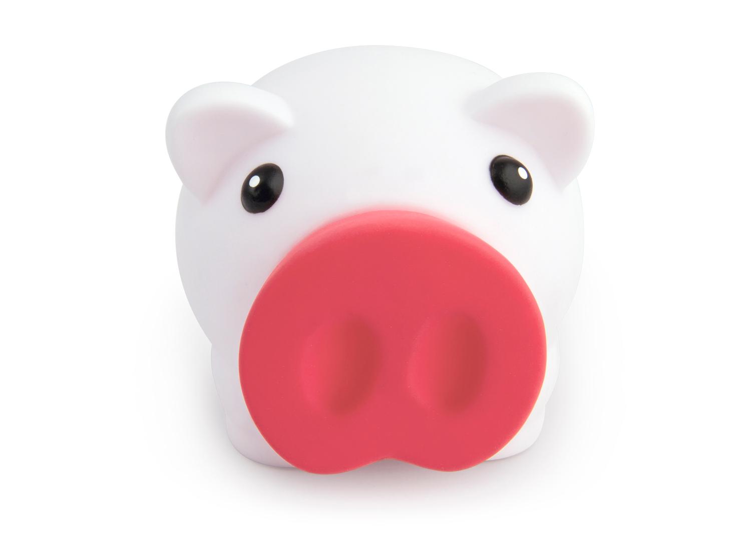 Alcancía piggy white Rosado front