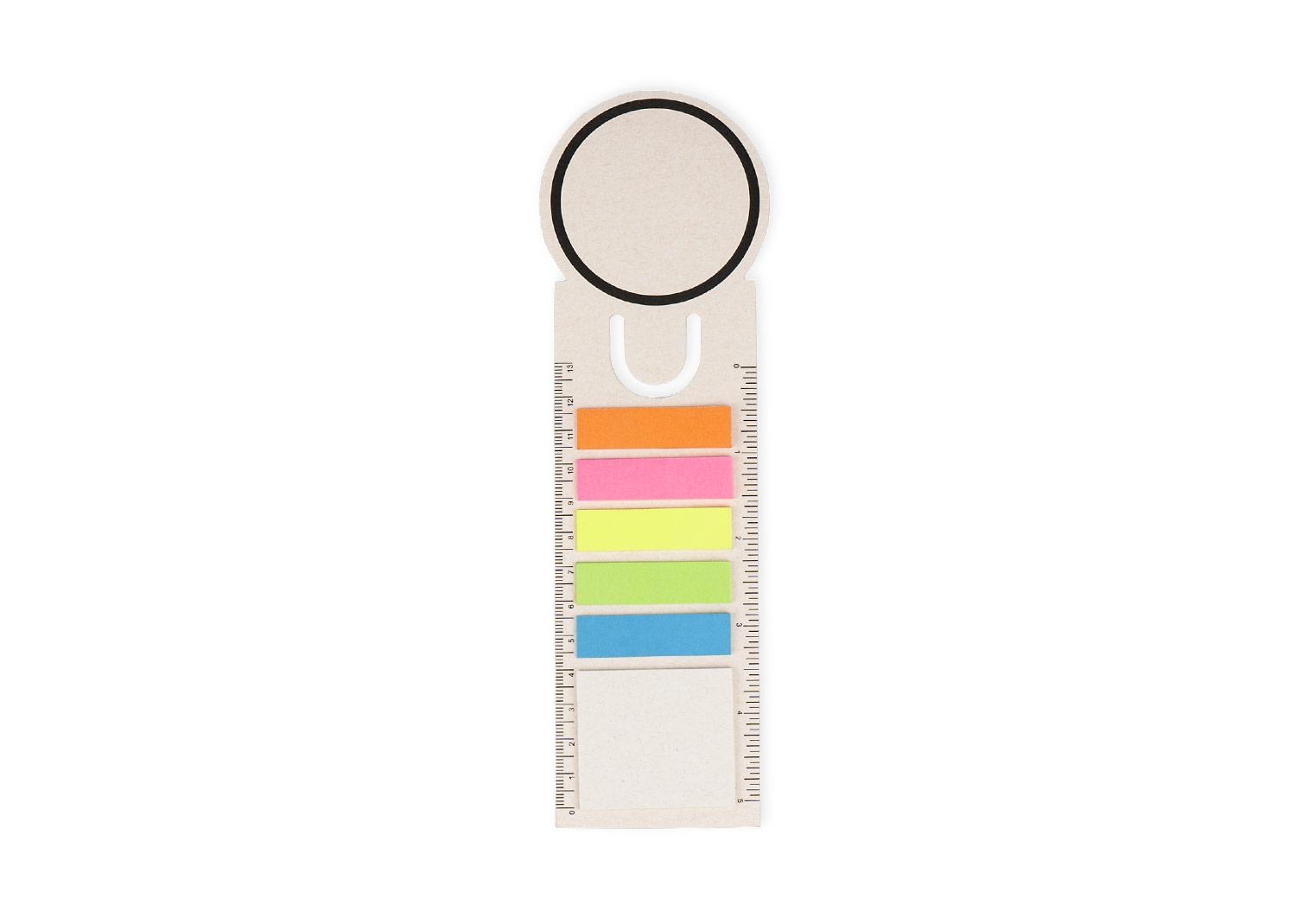 Set memos book lovers Blanco front