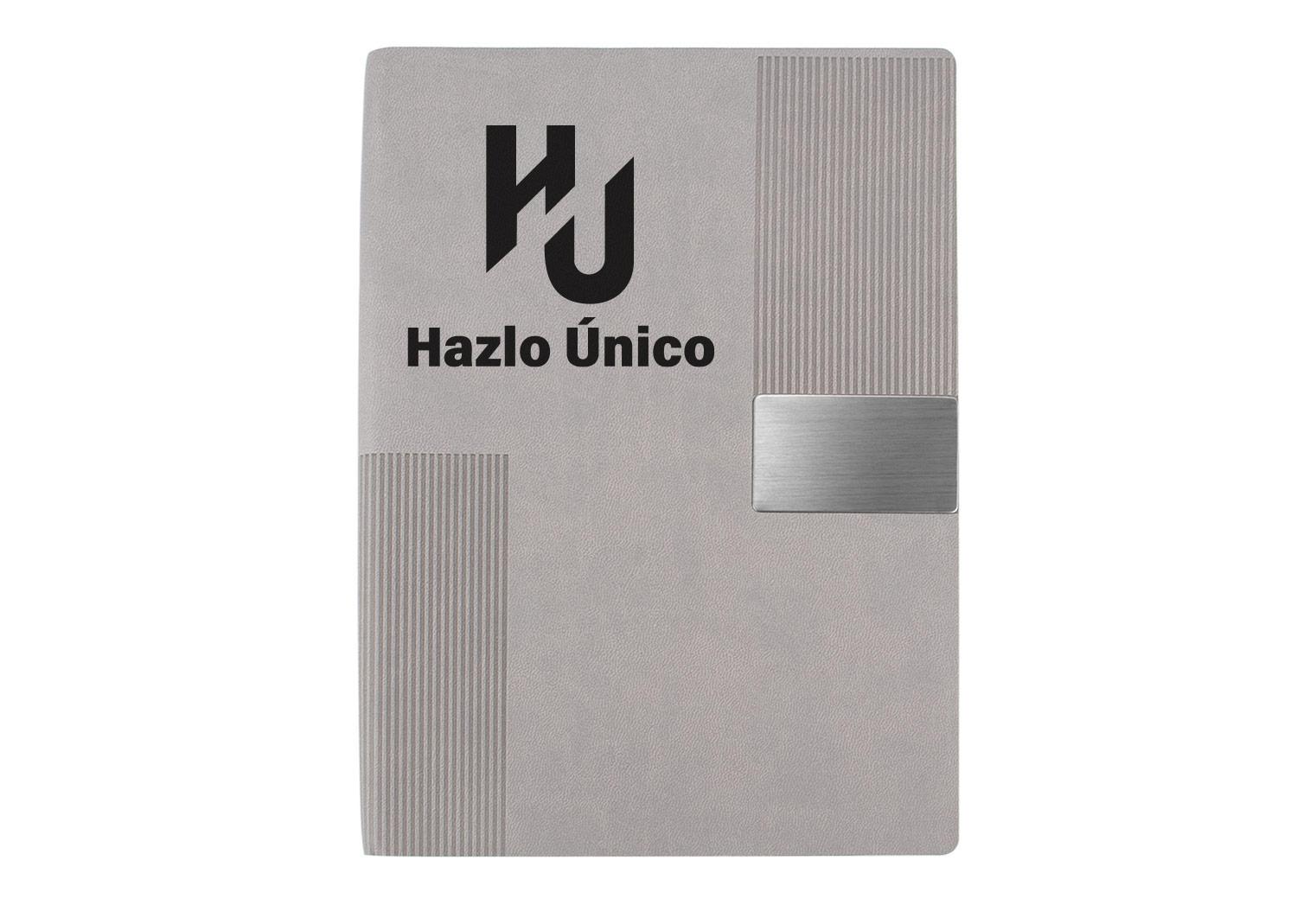 Libreta leonardo Gris Claro miniatura 2