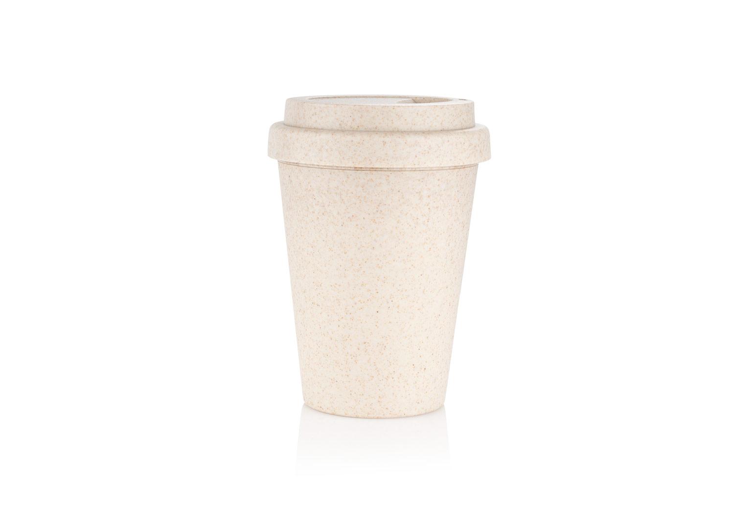 Vaso mokka trigo 350 ml / 12 oz Natural front