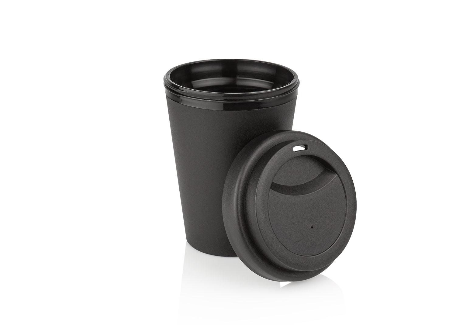 Vaso capuchino 450 ml / 15 oz Negro miniatura 2