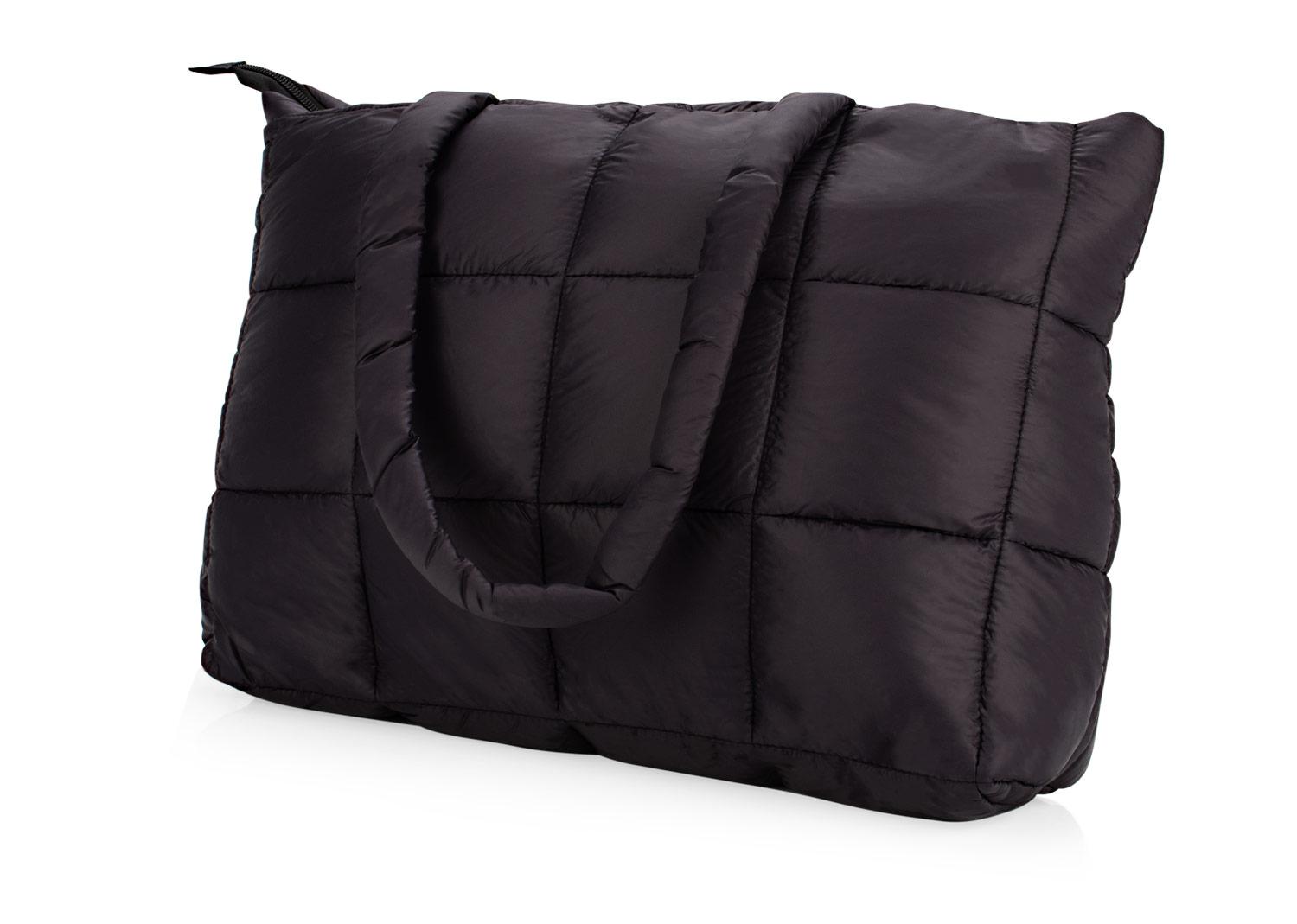 Bolso puffy Negro front