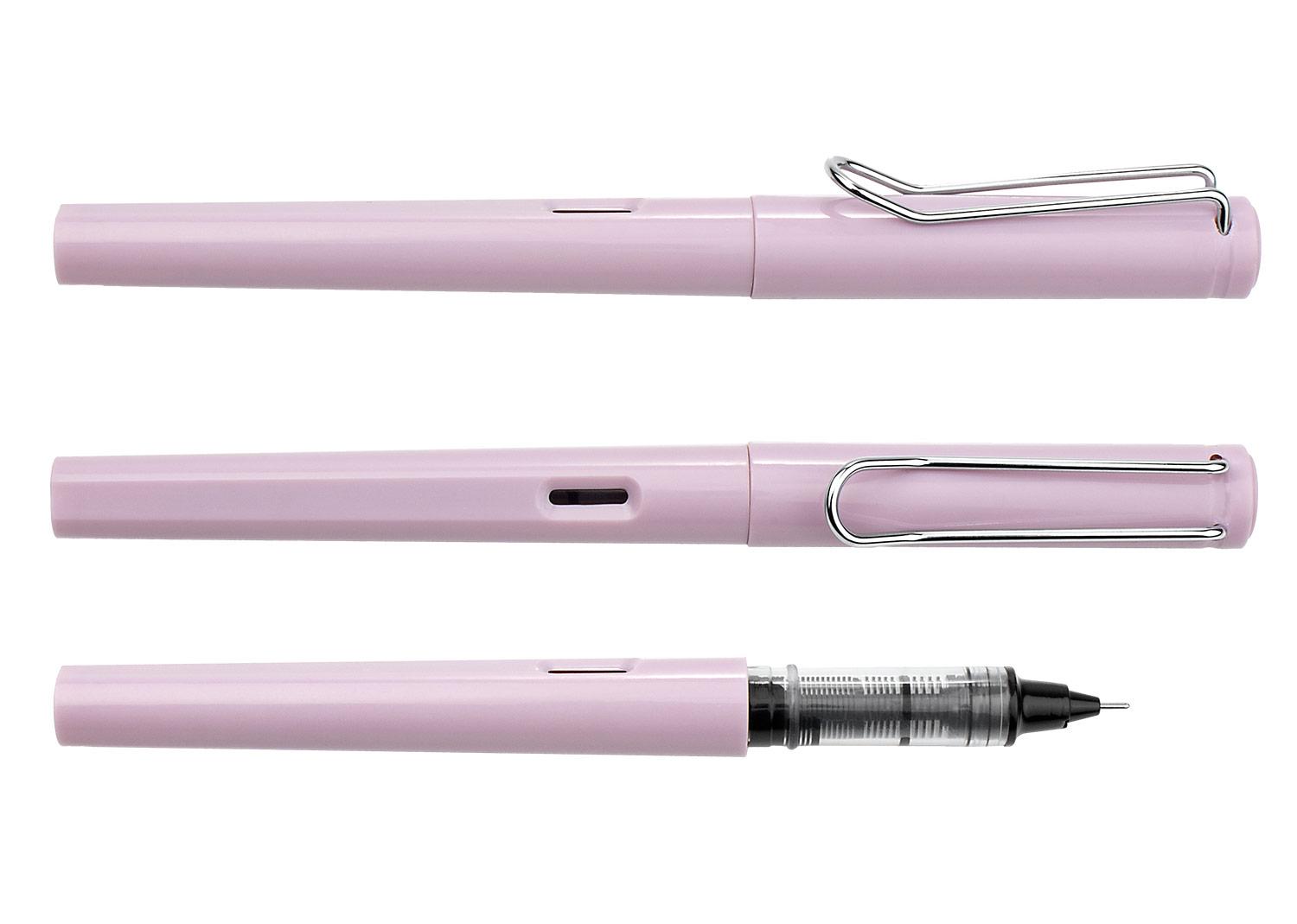 Bolígrafo roller santorini pastel Rosado front