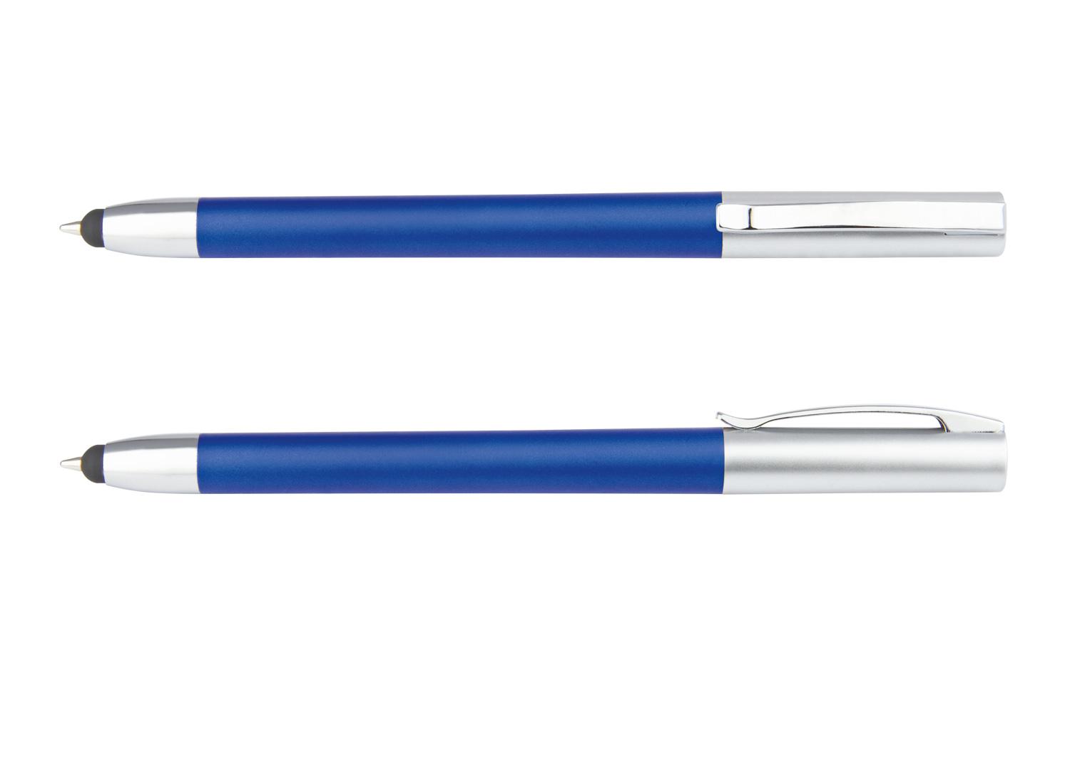 Bolígrafo memphis sólido stylus Azul Rey front