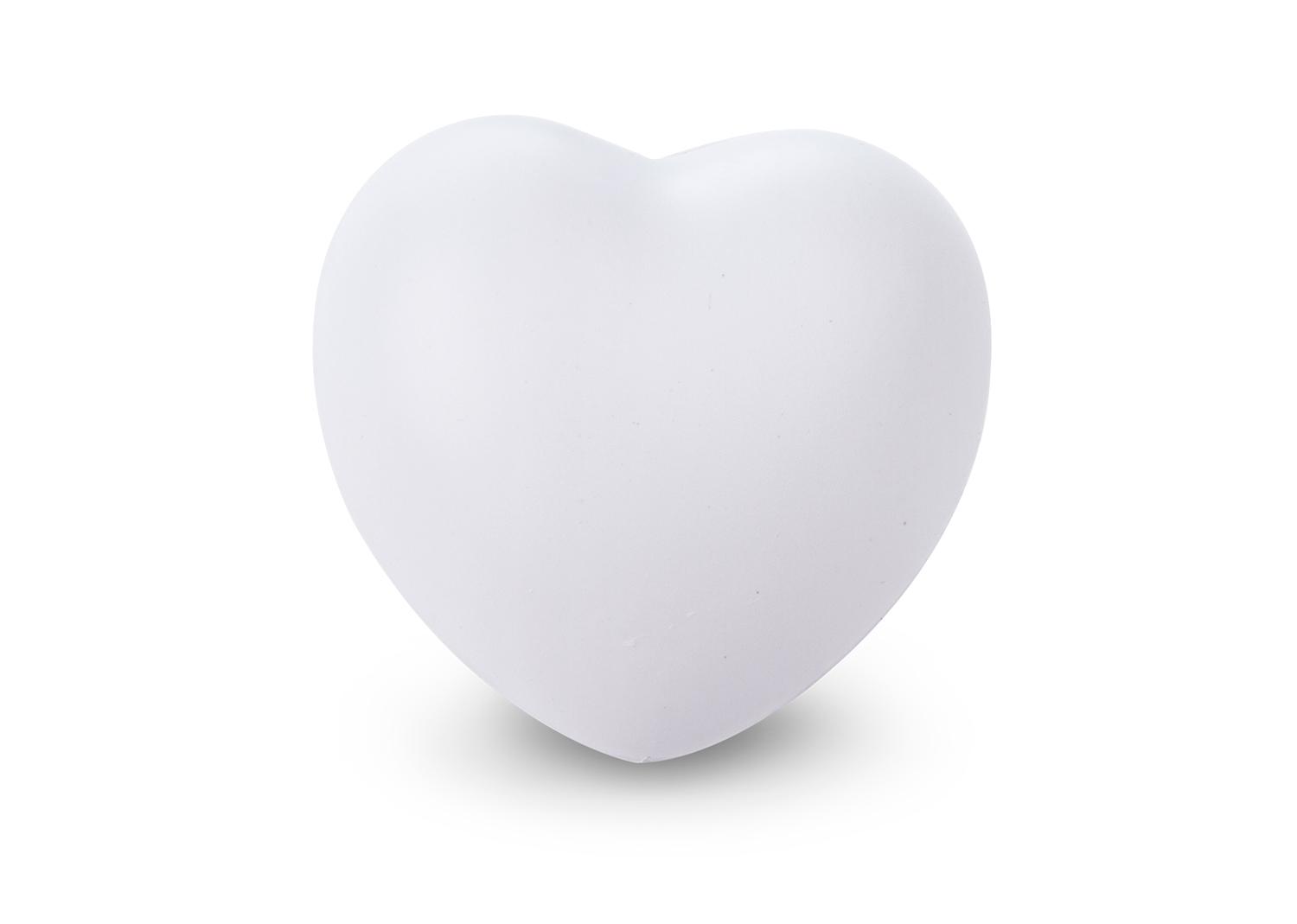 Antiestrés corazón Blanco front