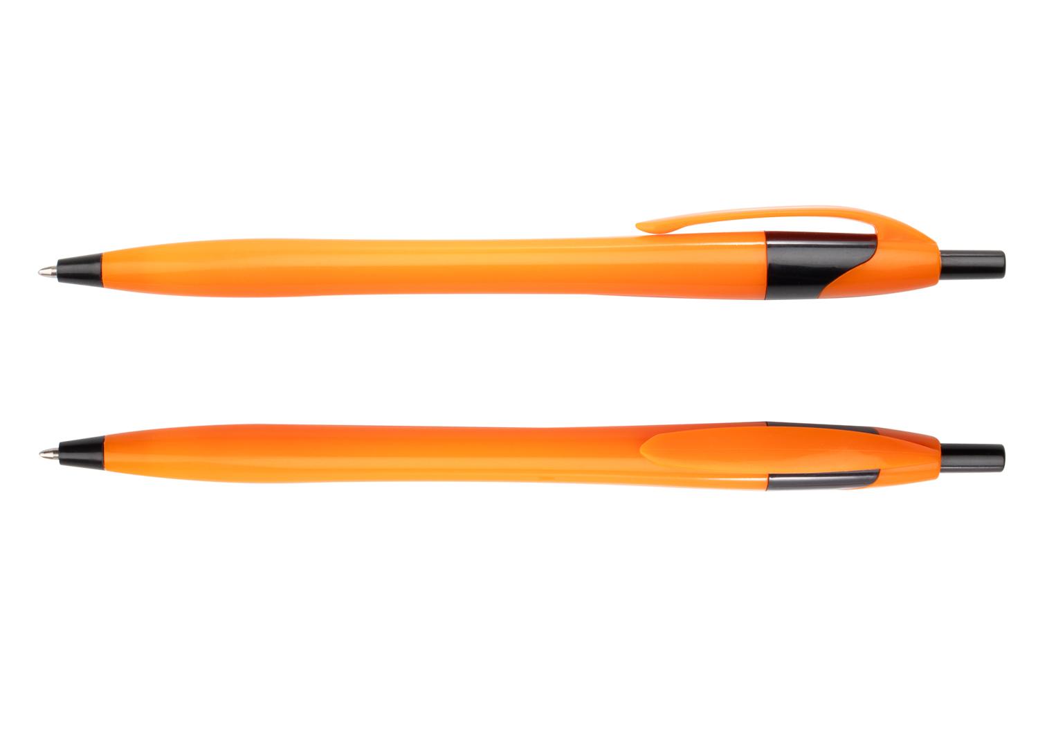 Bolígrafo deli sólido Naranja front
