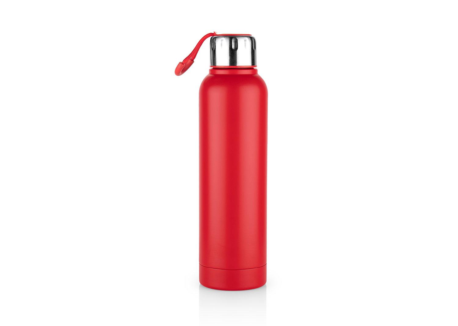 Botella mustang 650 ml / 22 oz Rojo front