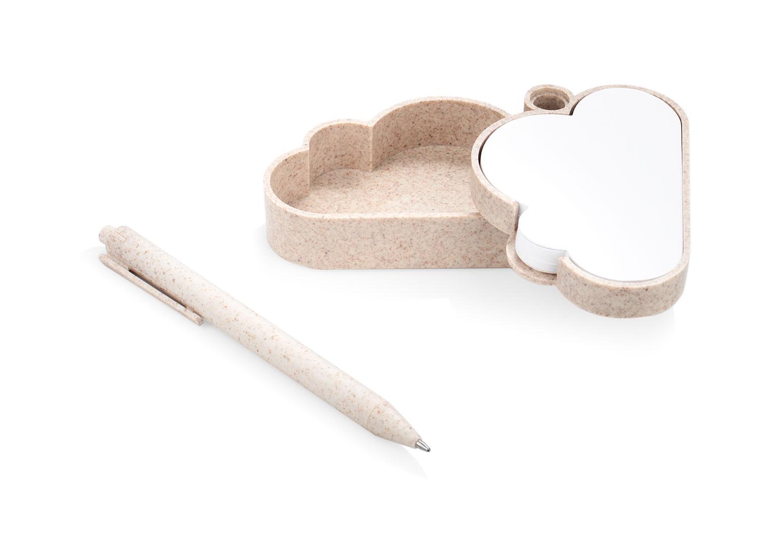 Set ecologico cloud Negro front