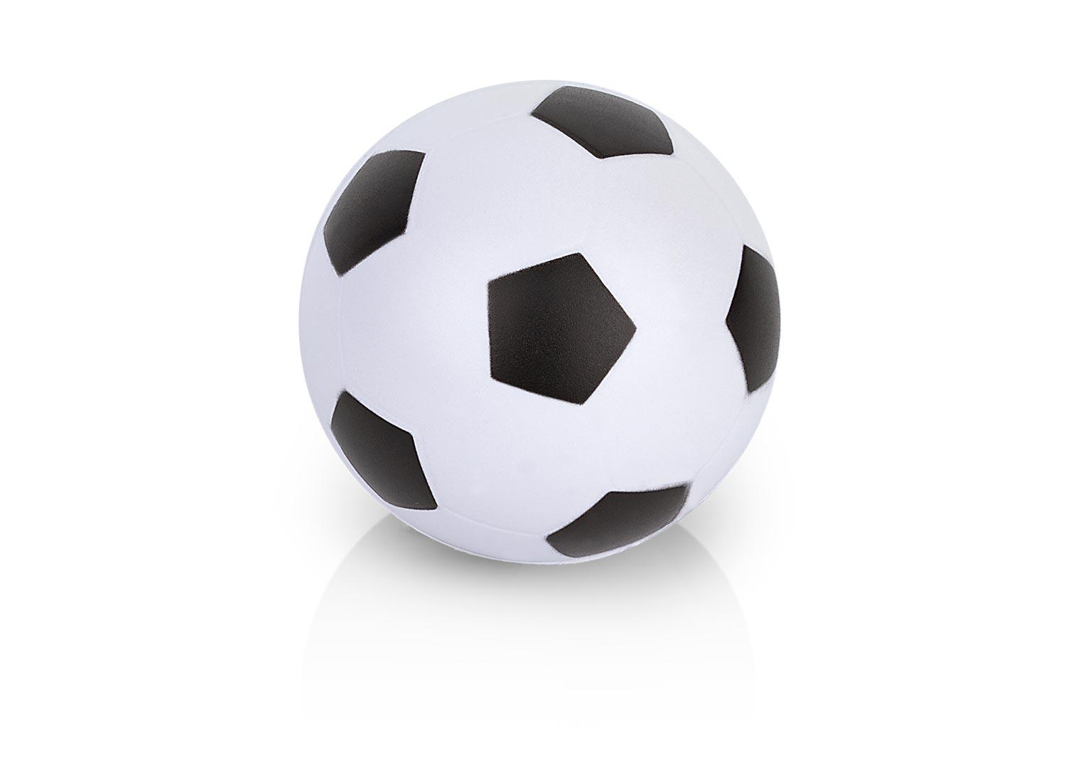 Antiestrés bola fútbol Blanco y Negro front