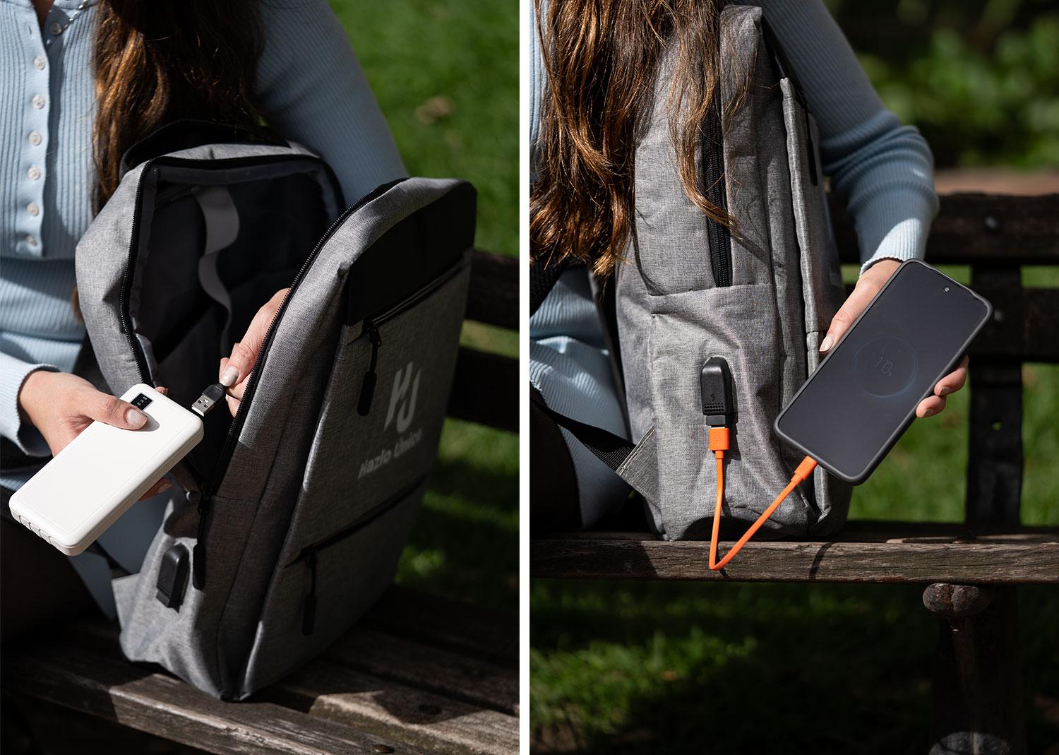 Morral charles 13 lts. Gris miniatura 8