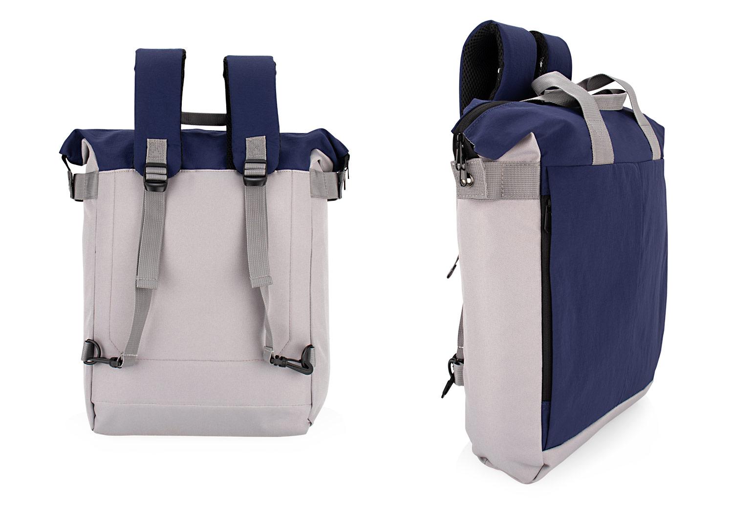 Bolso baggy Azul Oscuro miniatura 4