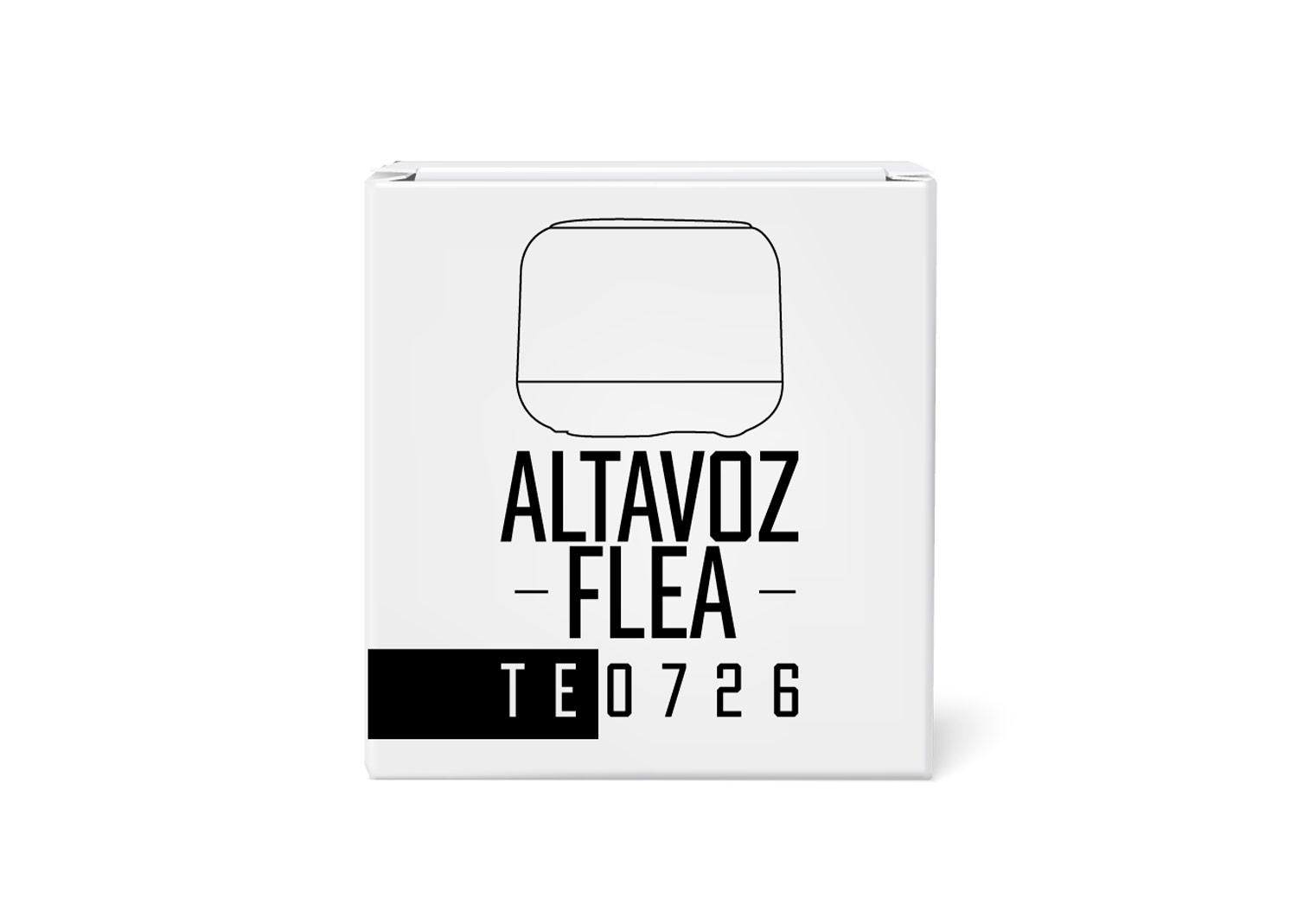 Altavoz flea Blanco/Azul miniatura 6