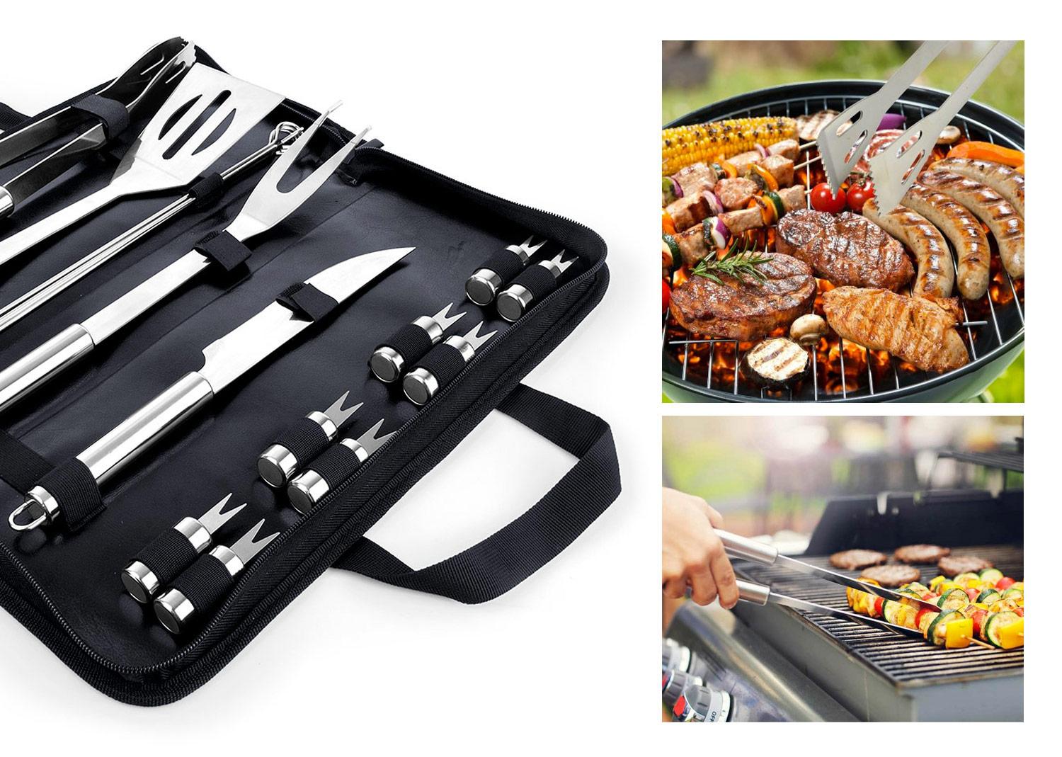 Set bbq team Negro miniatura 8