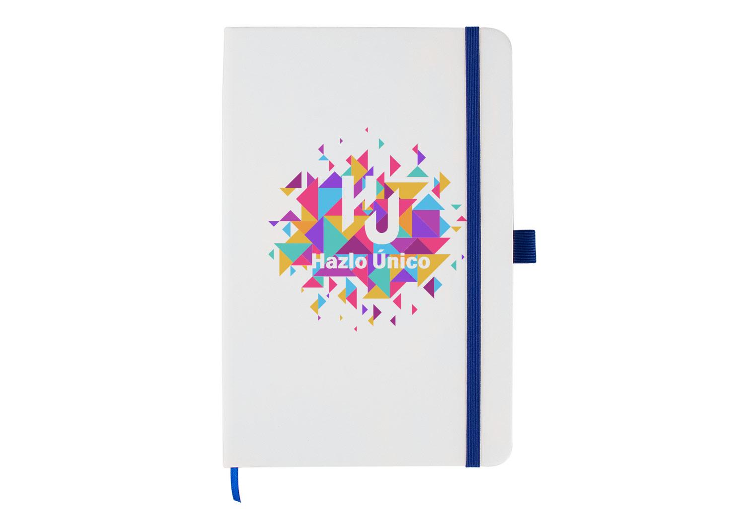Libreta ejecutiva blanca Azul miniatura 3