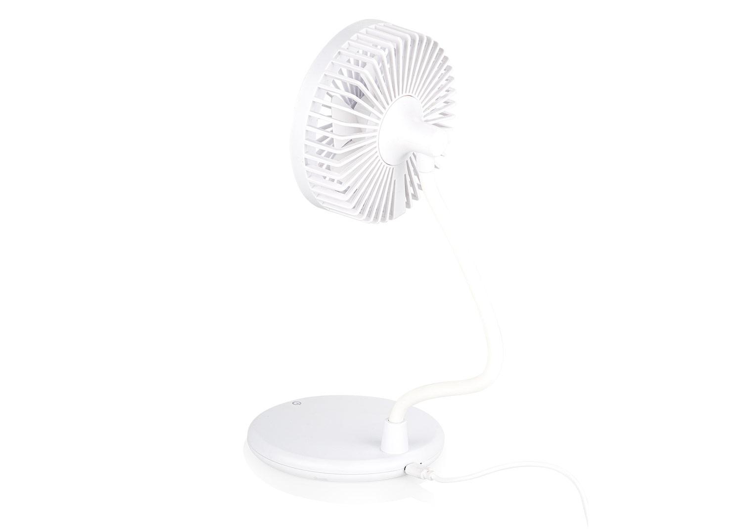 Ventilador light Blanco front
