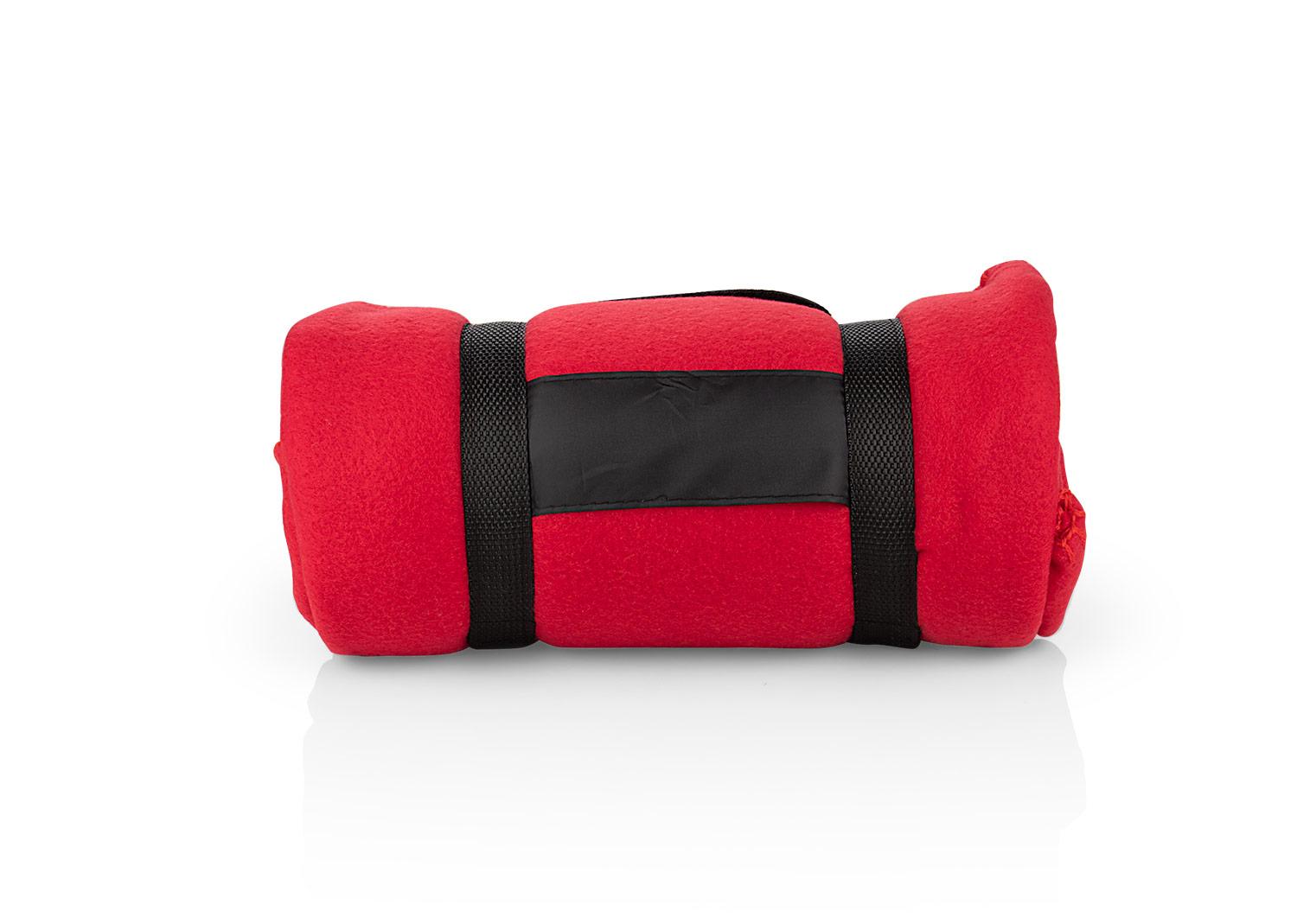 Cobija viajera iris Rojo front
