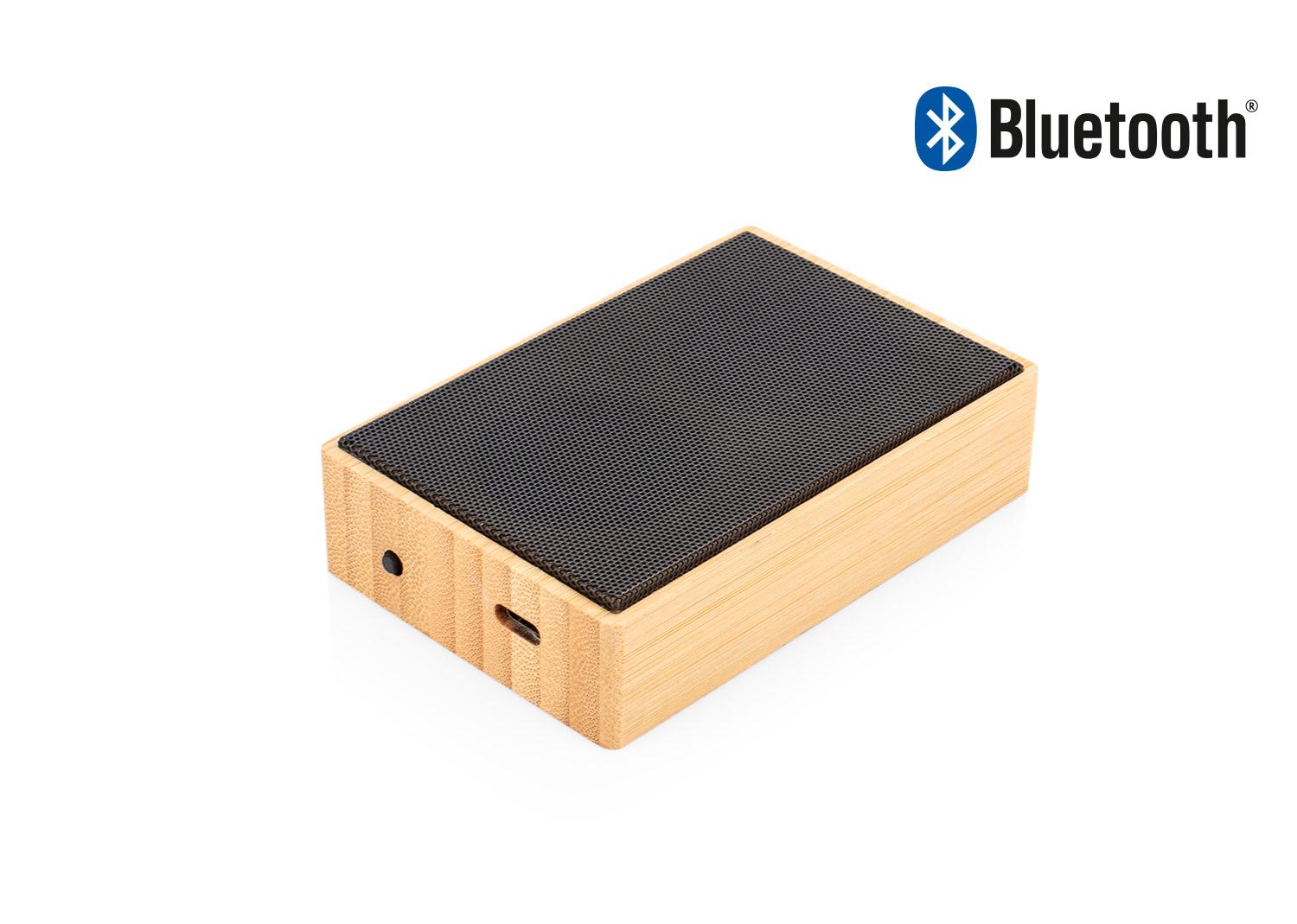 Altavoz carga solar Natural front