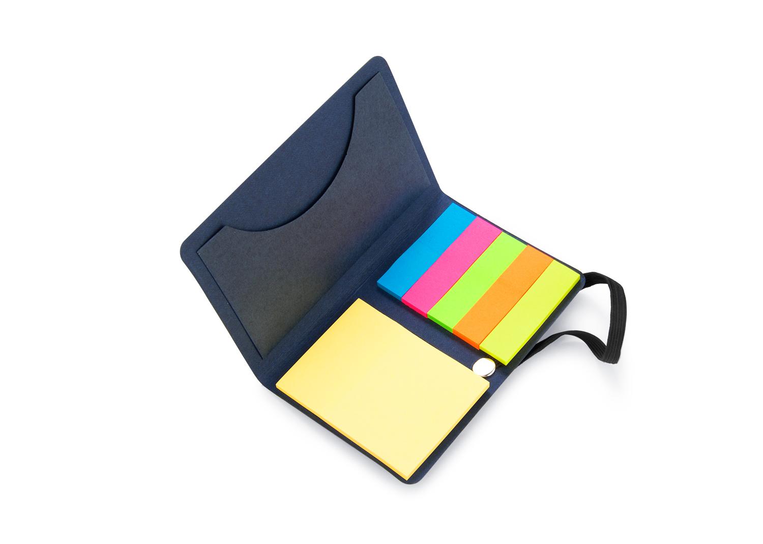 Set de memos pocket Azul Oscuro front