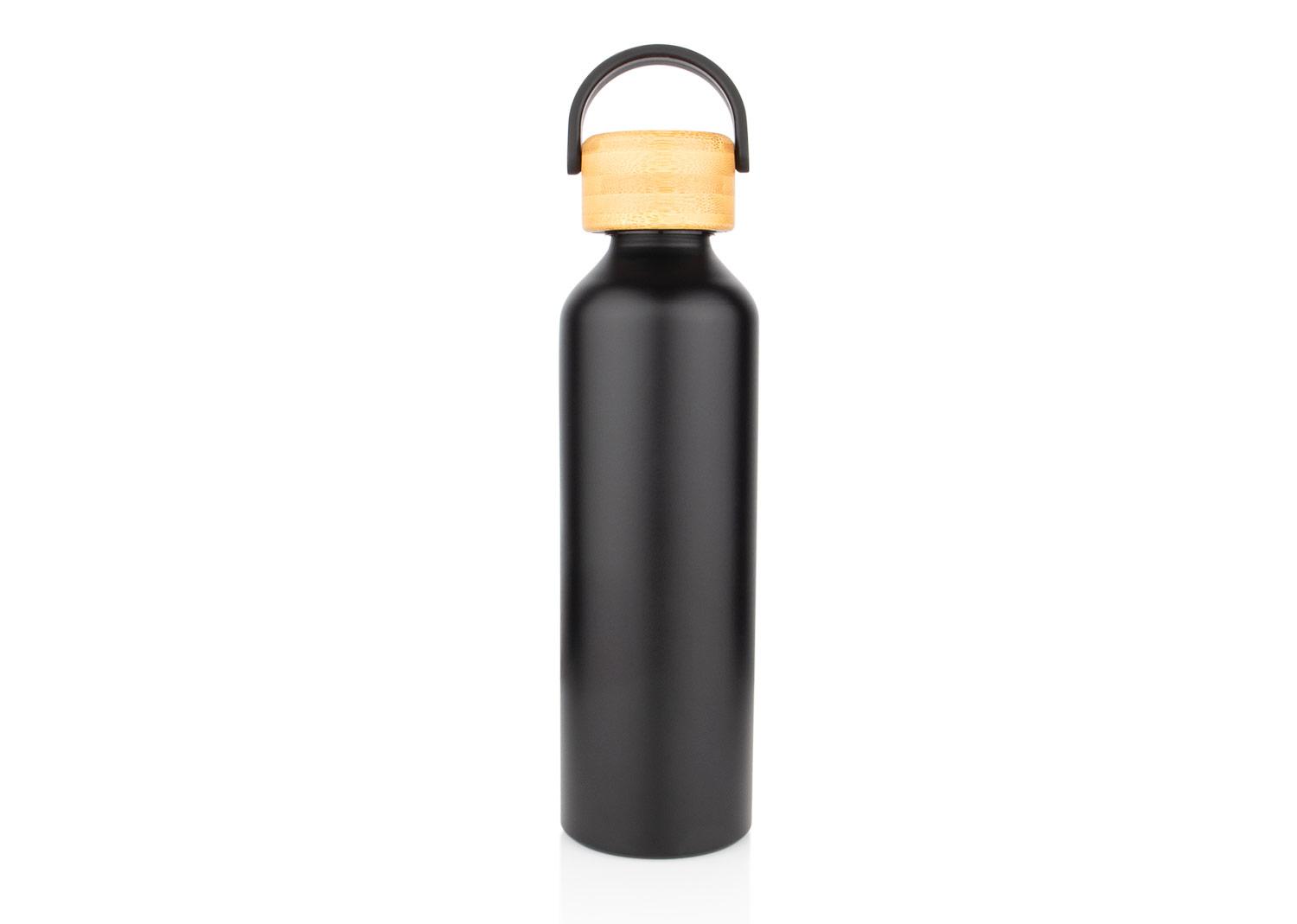 Botella en aluminio knick 650 ml / 22 oz Negro front