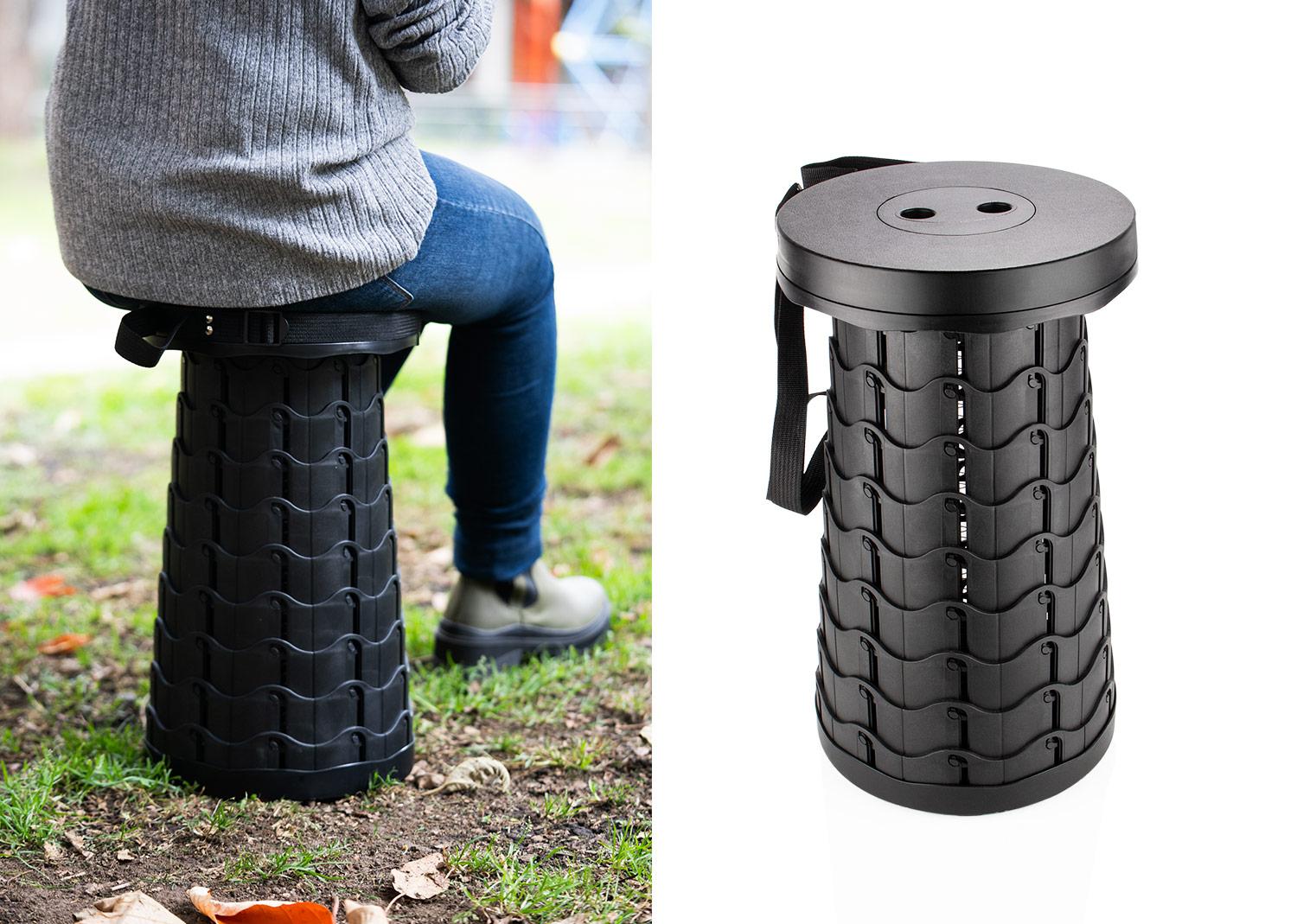 Silla plegable stool Negro miniatura 7