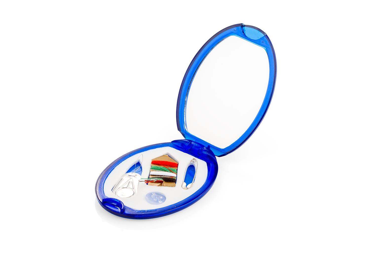 Costurero oval Azul Rey Traslúcido miniatura 2