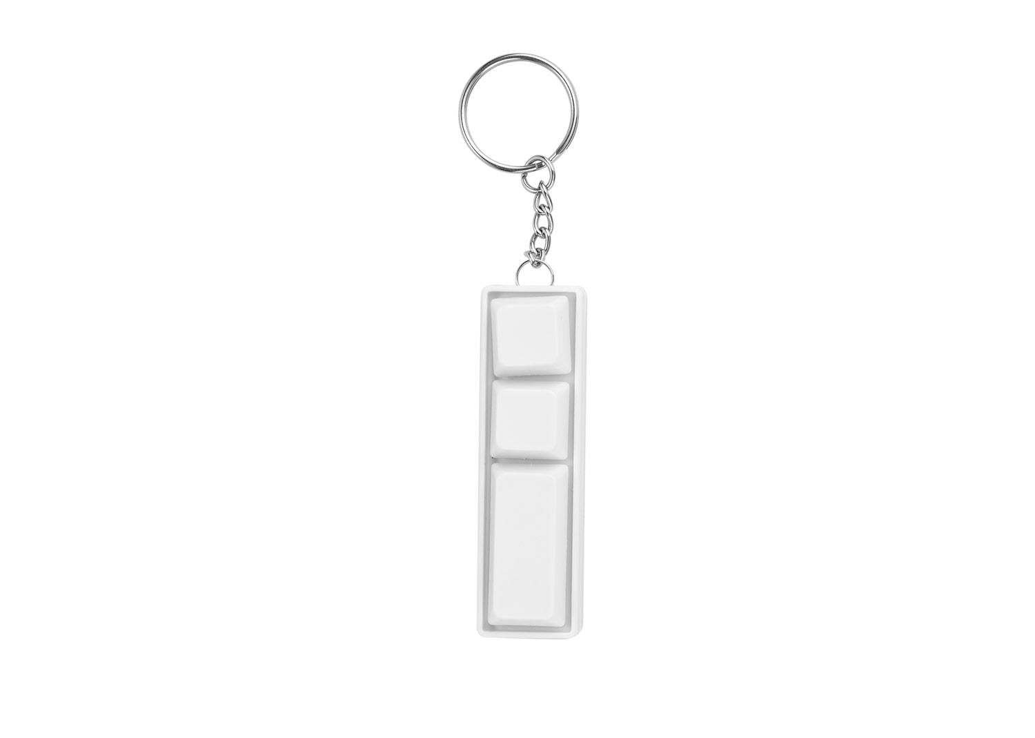 Antiestrés teclas Blanco front