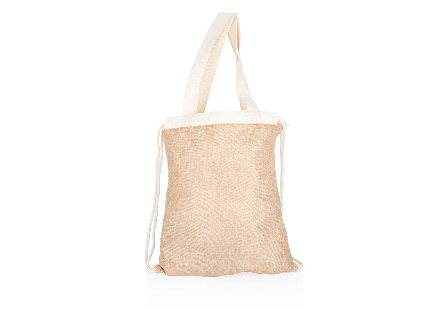 Bolsa garfield Natural front