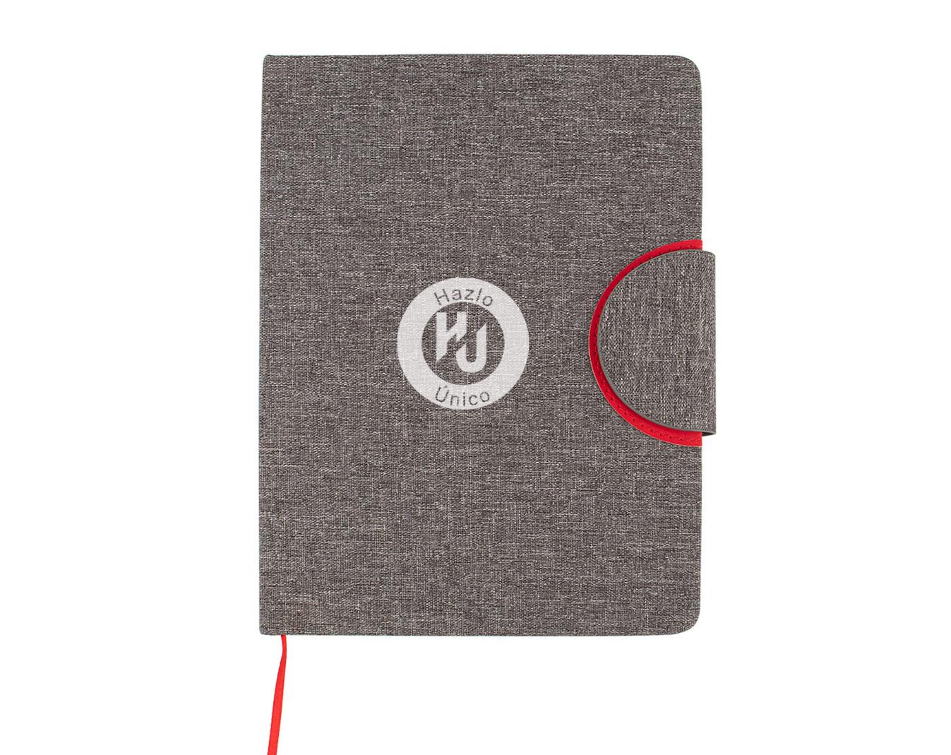 Libreta galilei Gris Claro / Rojo miniatura 3