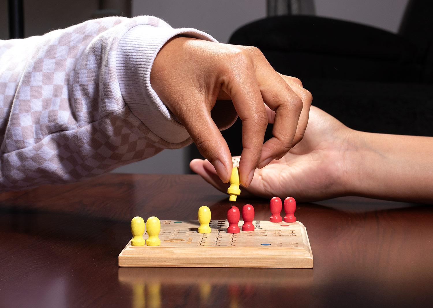 Juego de parchis player Natural miniatura 5