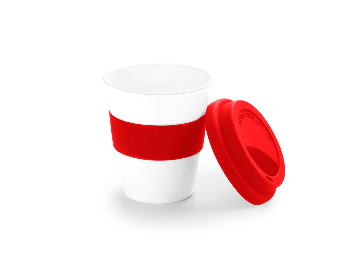 Vaso coffee 350 ml / 12 oz Rojo miniatura 2