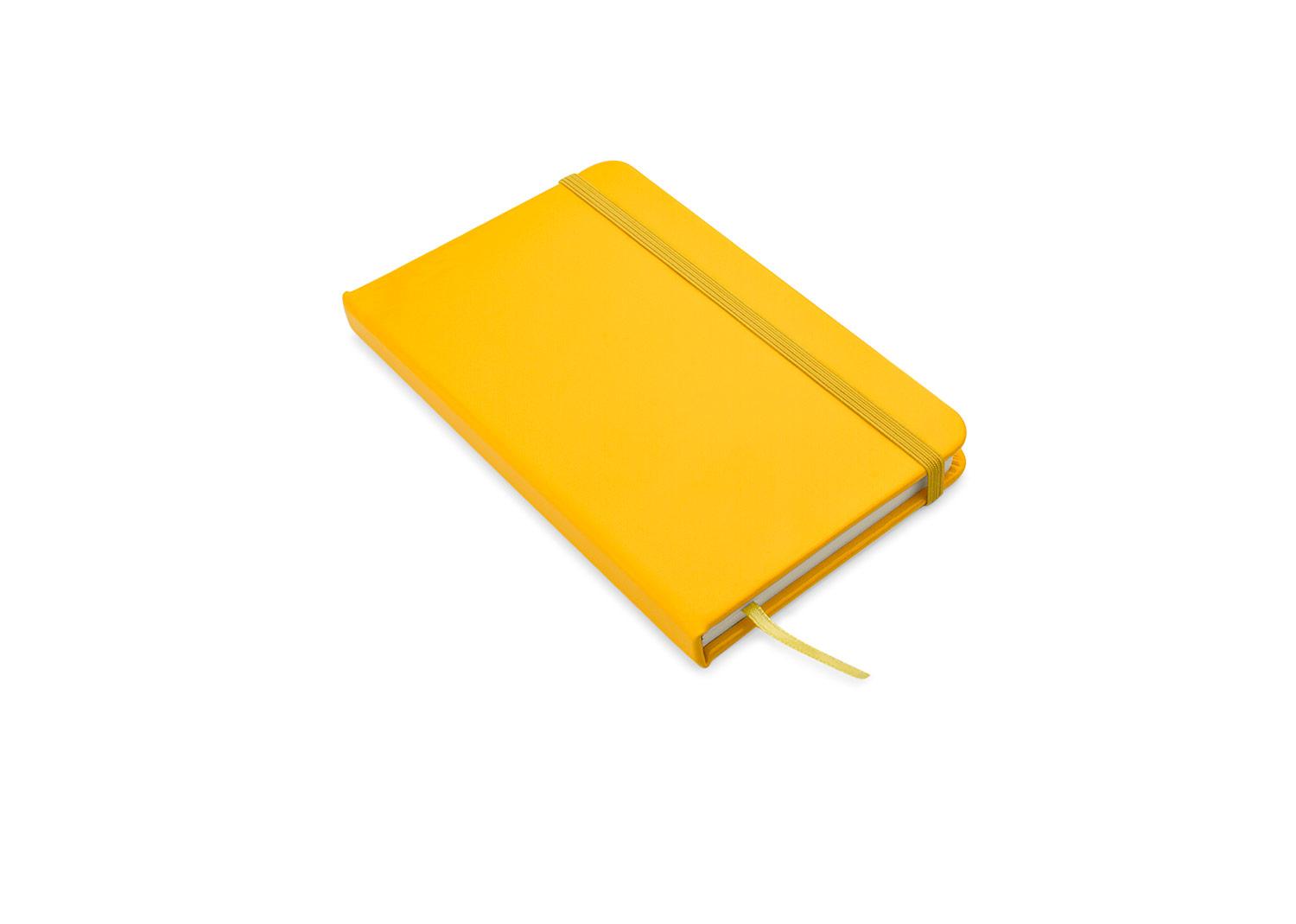 Libreta neón mini Amarillo front
