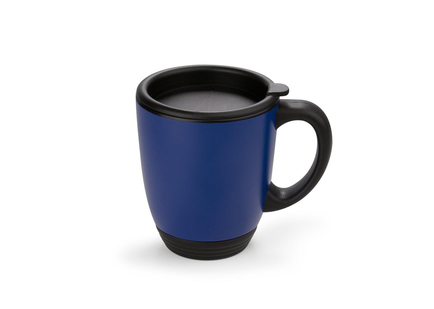 Mug en acero dj 480 ml /16 oz Azul Rey front